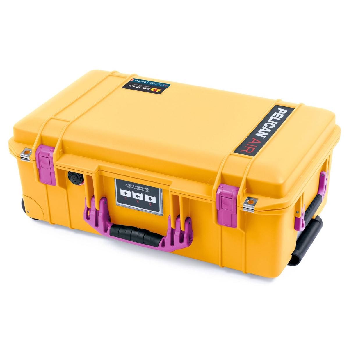 Pelican 1535 Air Carry - on Case - Yellow &amp; Magenta - Empty