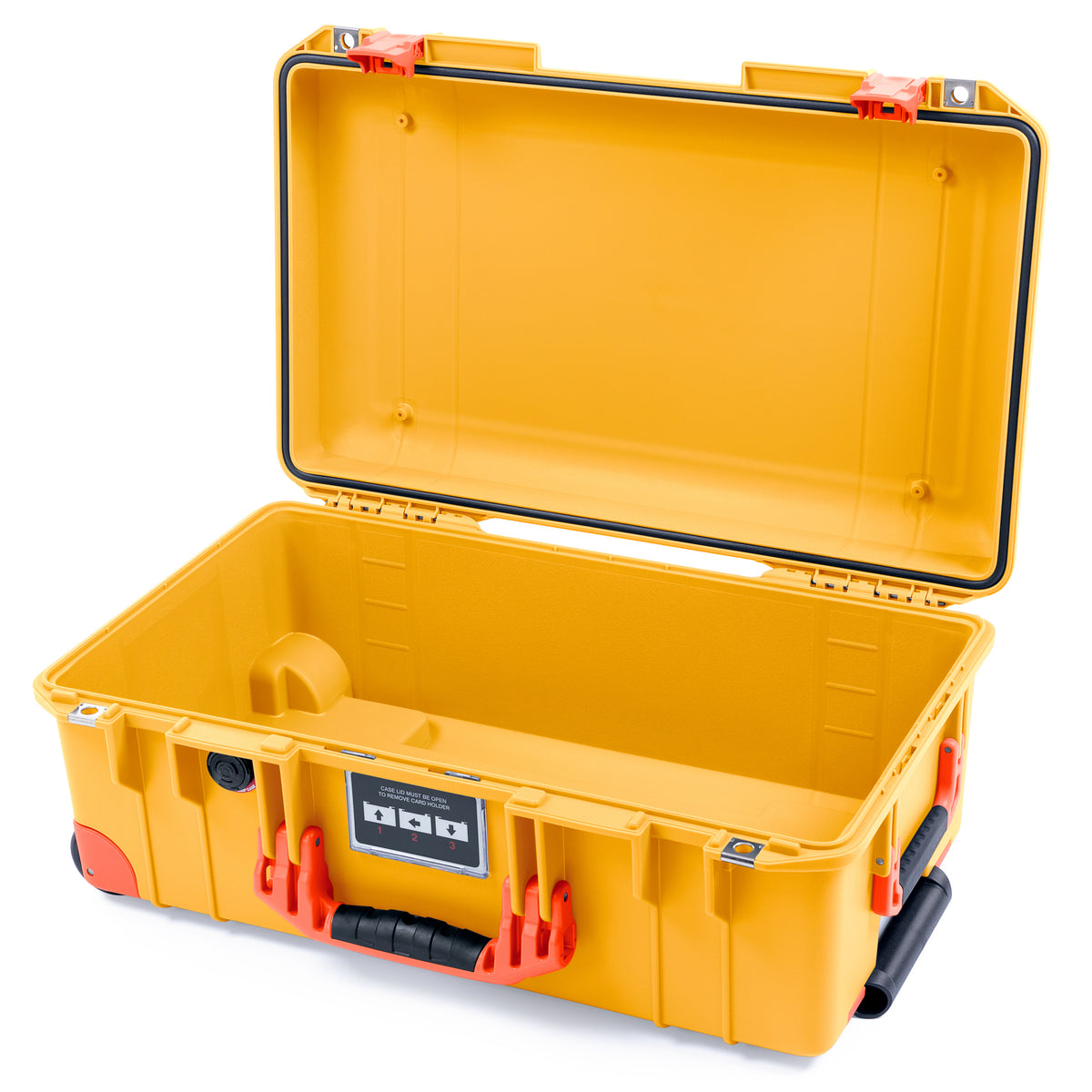 Pelican 1535 Air Carry-on Case - Yellow &amp; Orange Trolley
