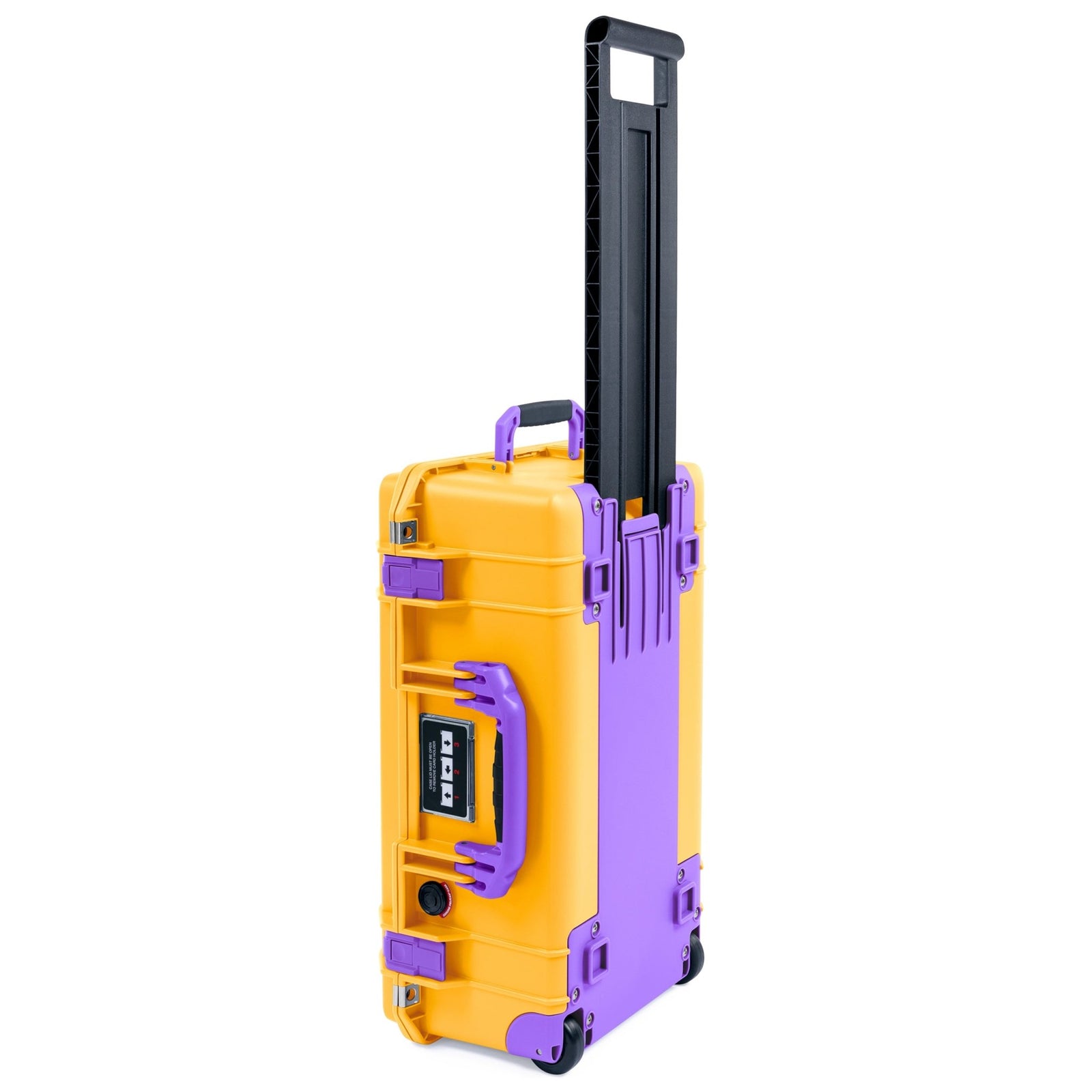 Pelican 1535 Air Carry-on Case - Yellow & Purple Trolley