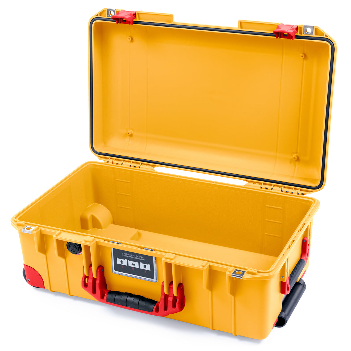 Pelican 1535 Air Carry-on Case - Yellow &amp; Red Trolley