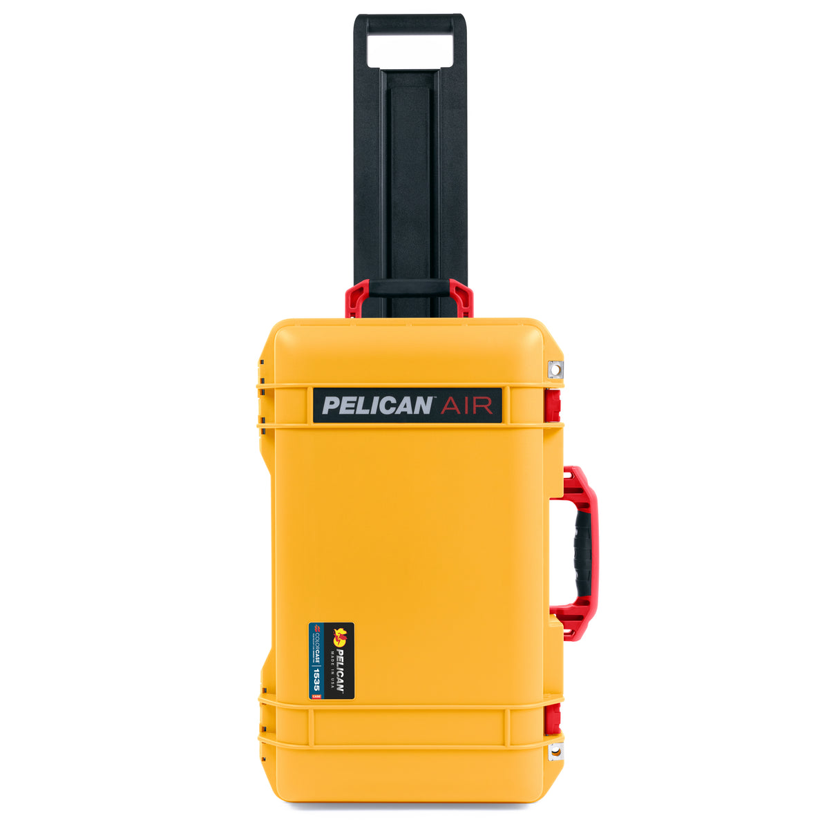 Pelican 1535 Air Carry-on Case - Yellow &amp; Red
