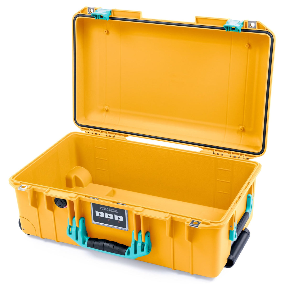 Pelican 1535 Air Carry-on Case - Yellow &amp; Teal