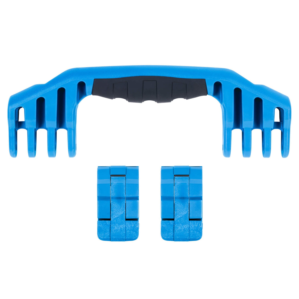 Pelican 1550 Replacement Handle &amp; Latches, Blue (Set of 1 Handle, 2 Standard Latches) -