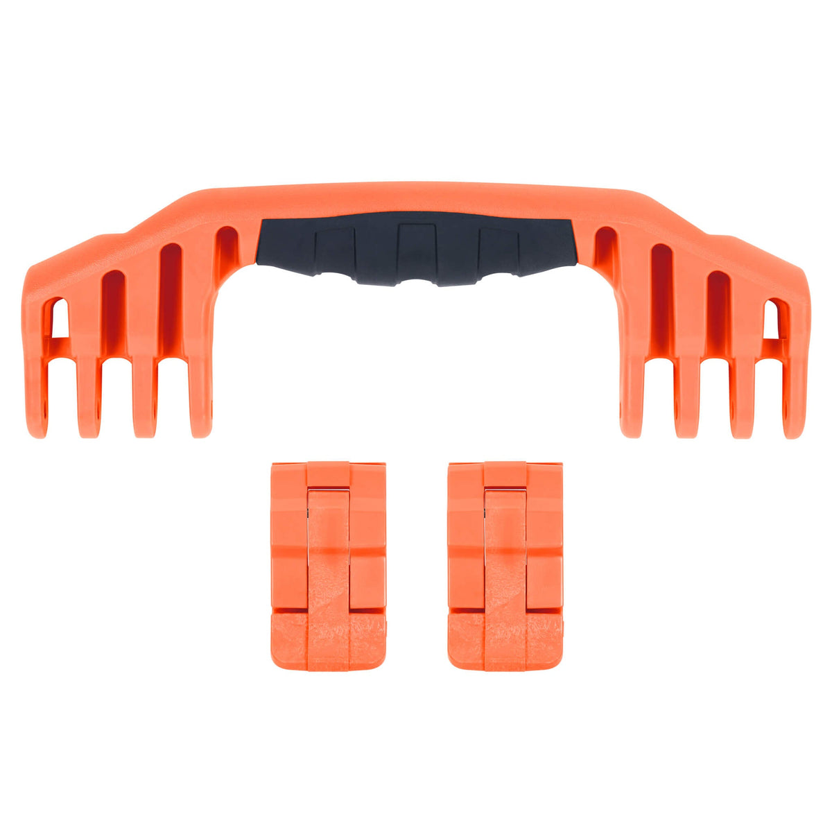 Pelican 1550 Replacement Handle &amp; Latches, Orange (Set of 1 Handle, 2 Standard Latches) -