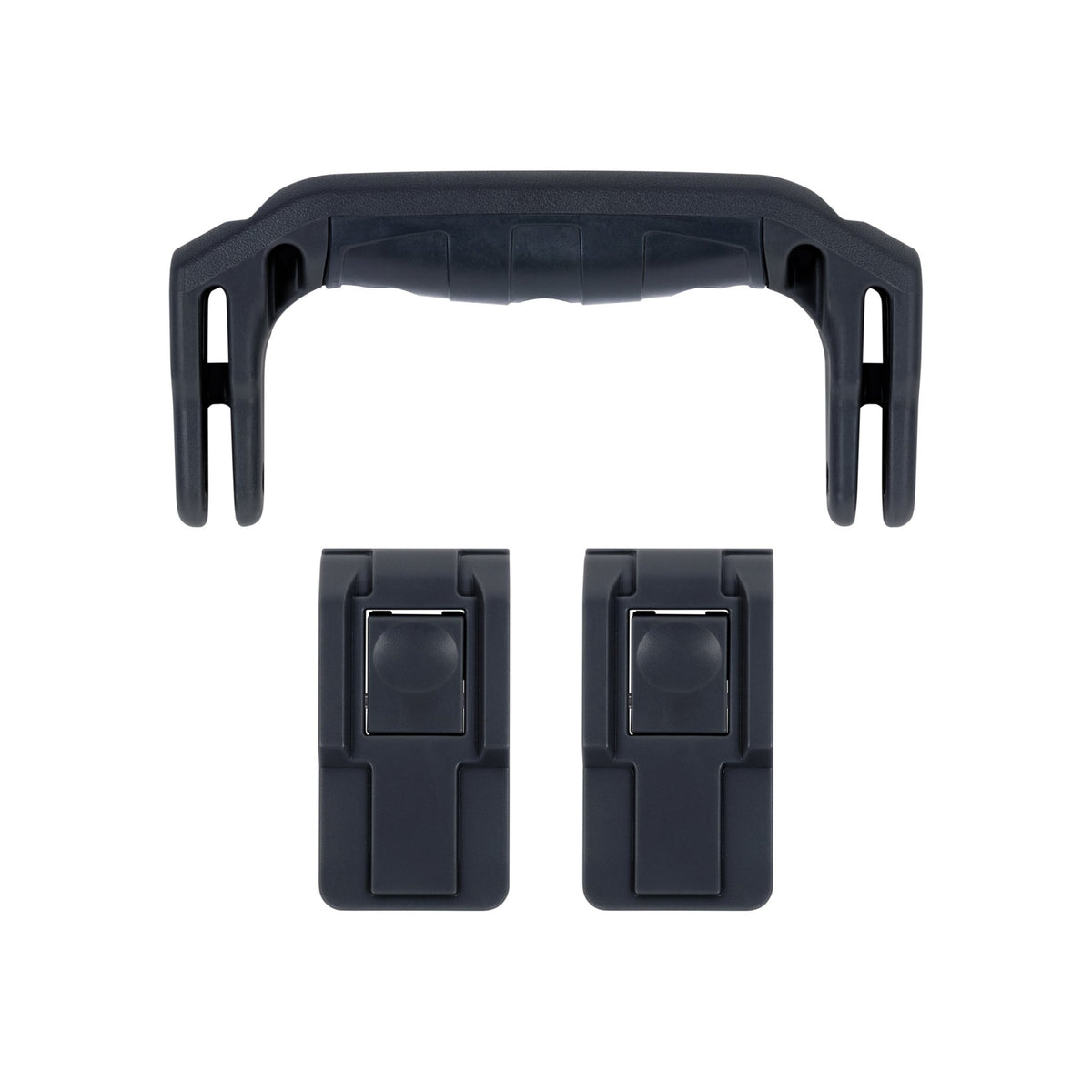 Pelican 1557 Air Replacement Handle &amp; Latch Set - Black (1 Handle, 2 Latches) -