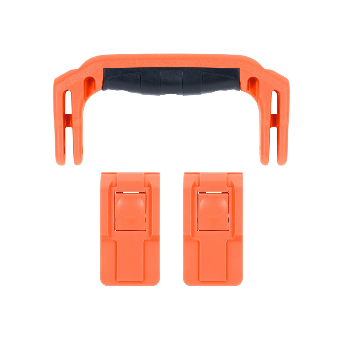 Pelican 1557 Air Replacement Handle &amp; Latch Set - Orange (1 Handle, 2 Latches) -