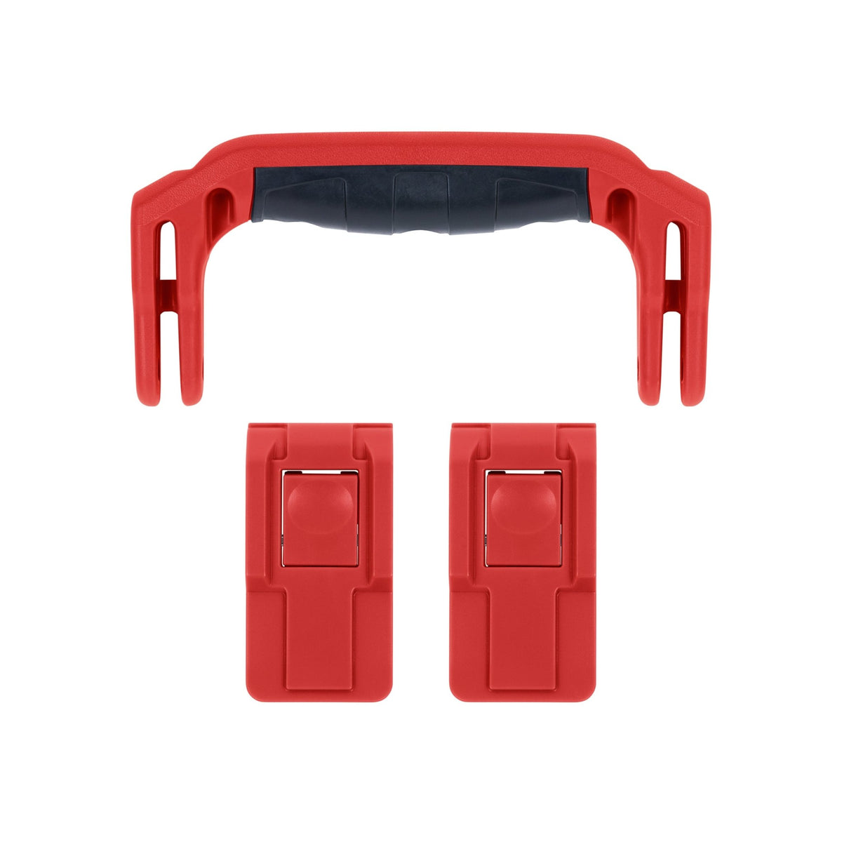 Pelican 1557 Air Replacement Handle &amp; Latch Set - Red (1 Handle, 2 Latches) -