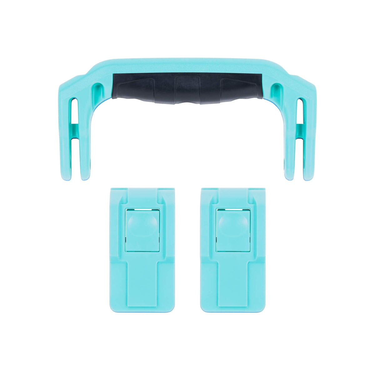 Pelican 1557 Air Replacement Handle &amp; Latches, Teal (Set of 1 Handle, 2 Latches)