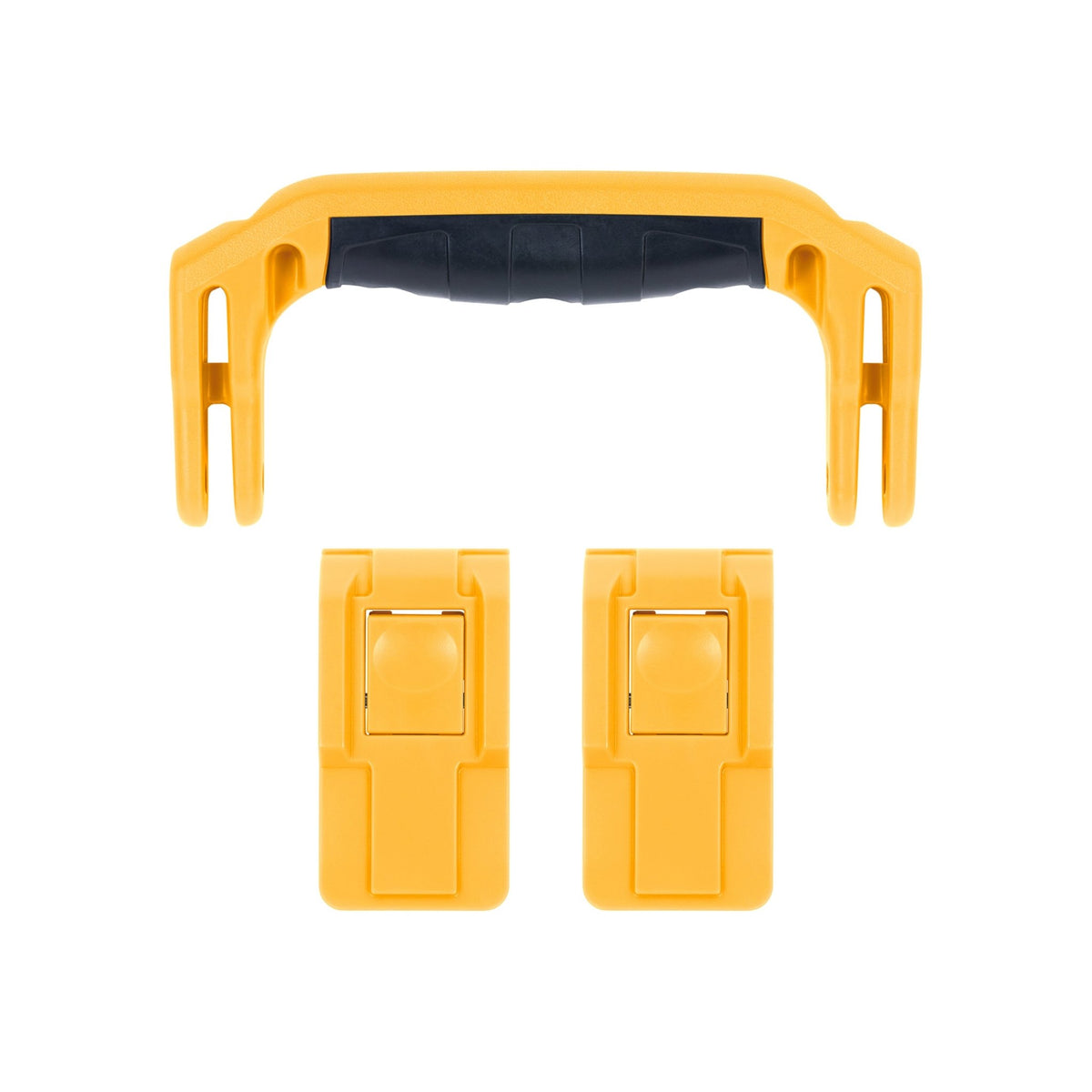 Pelican 1557 Air Replacement Handle &amp; Latch Set - Yellow (1 Handle, 2 Latches) -