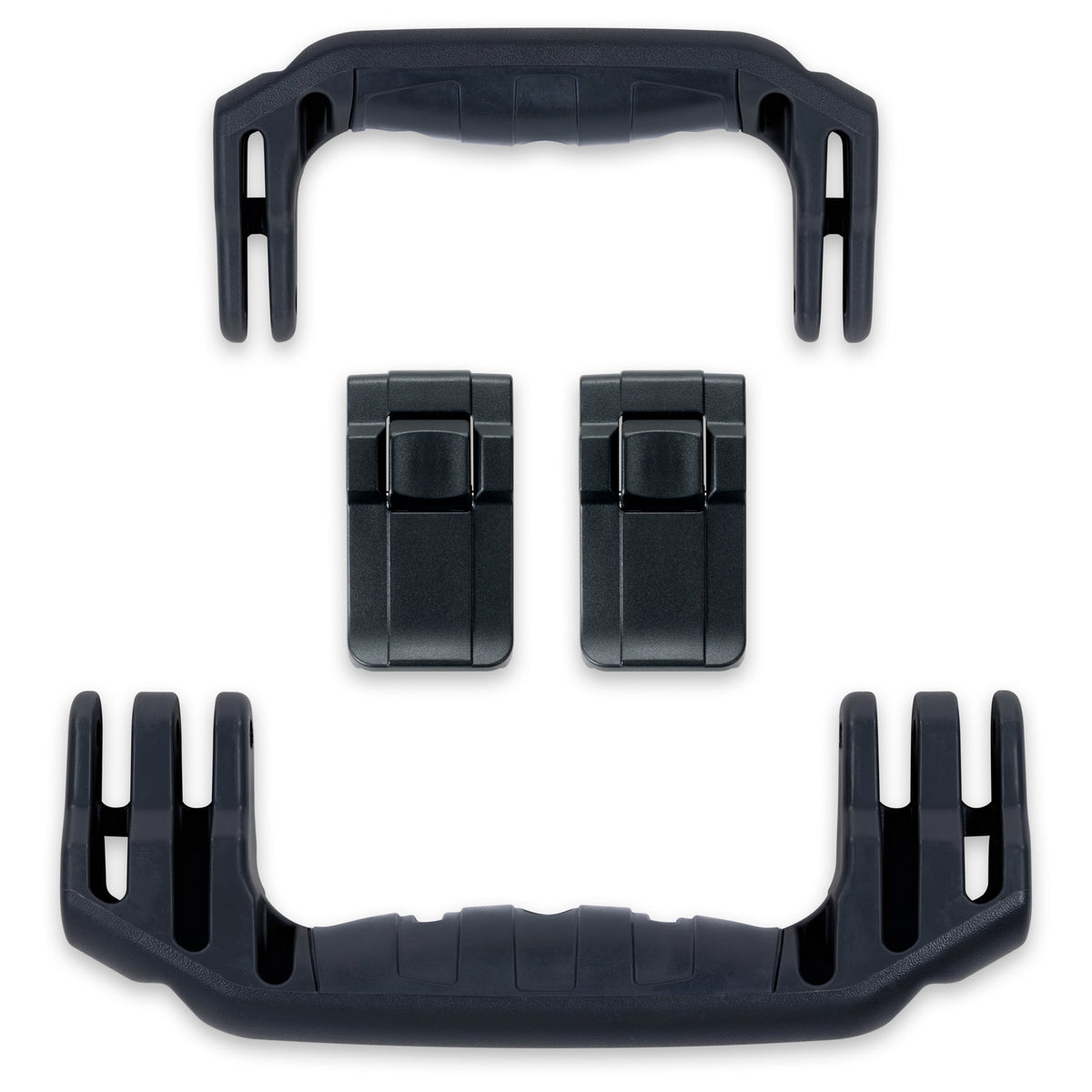 Pelican 1560 Handles &amp; Push-Button Latches Set - Black