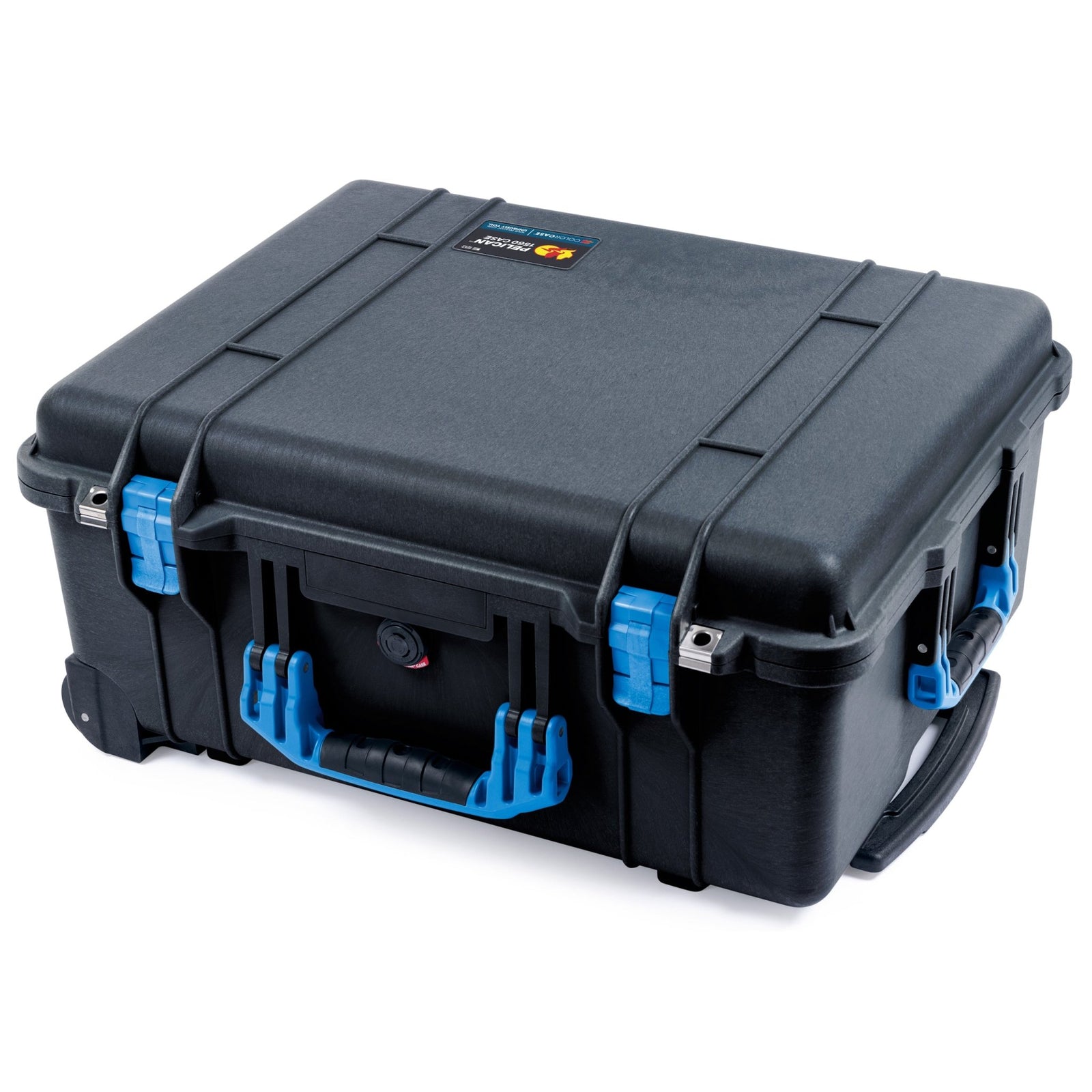 Pelican 1560 Case - Black & Blue - None (Case Only)