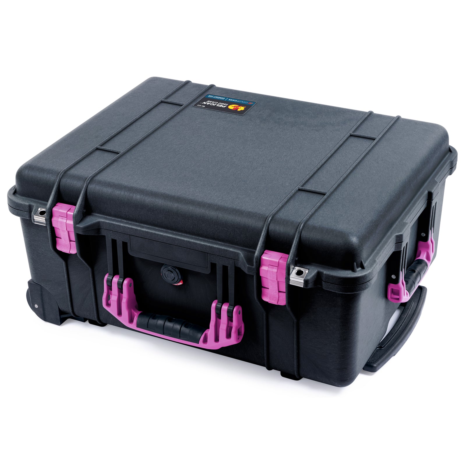 Pelican 1560 Case - Black & Magenta