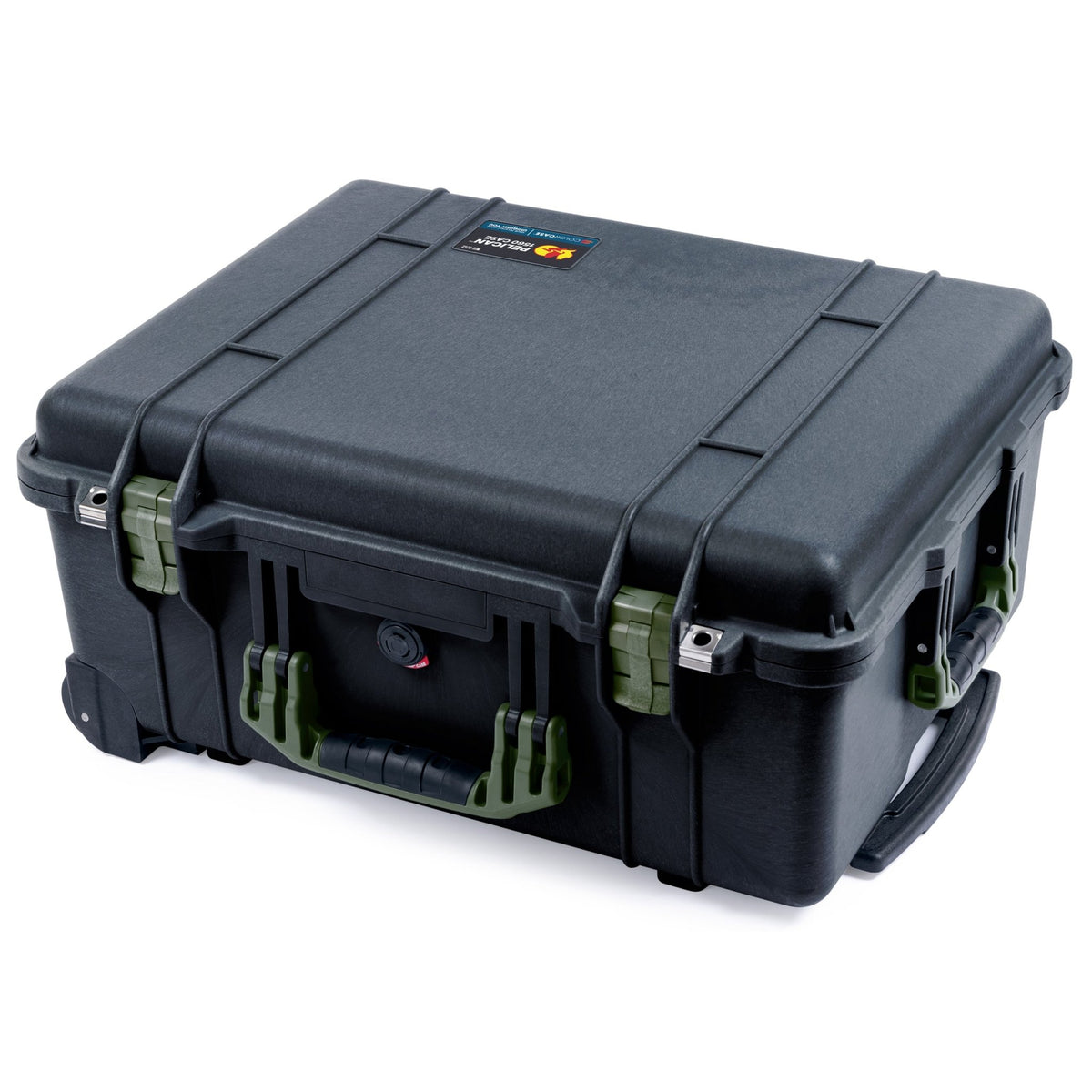 Pelican 1560 Case - Black &amp; OD Green - None (Case Only)