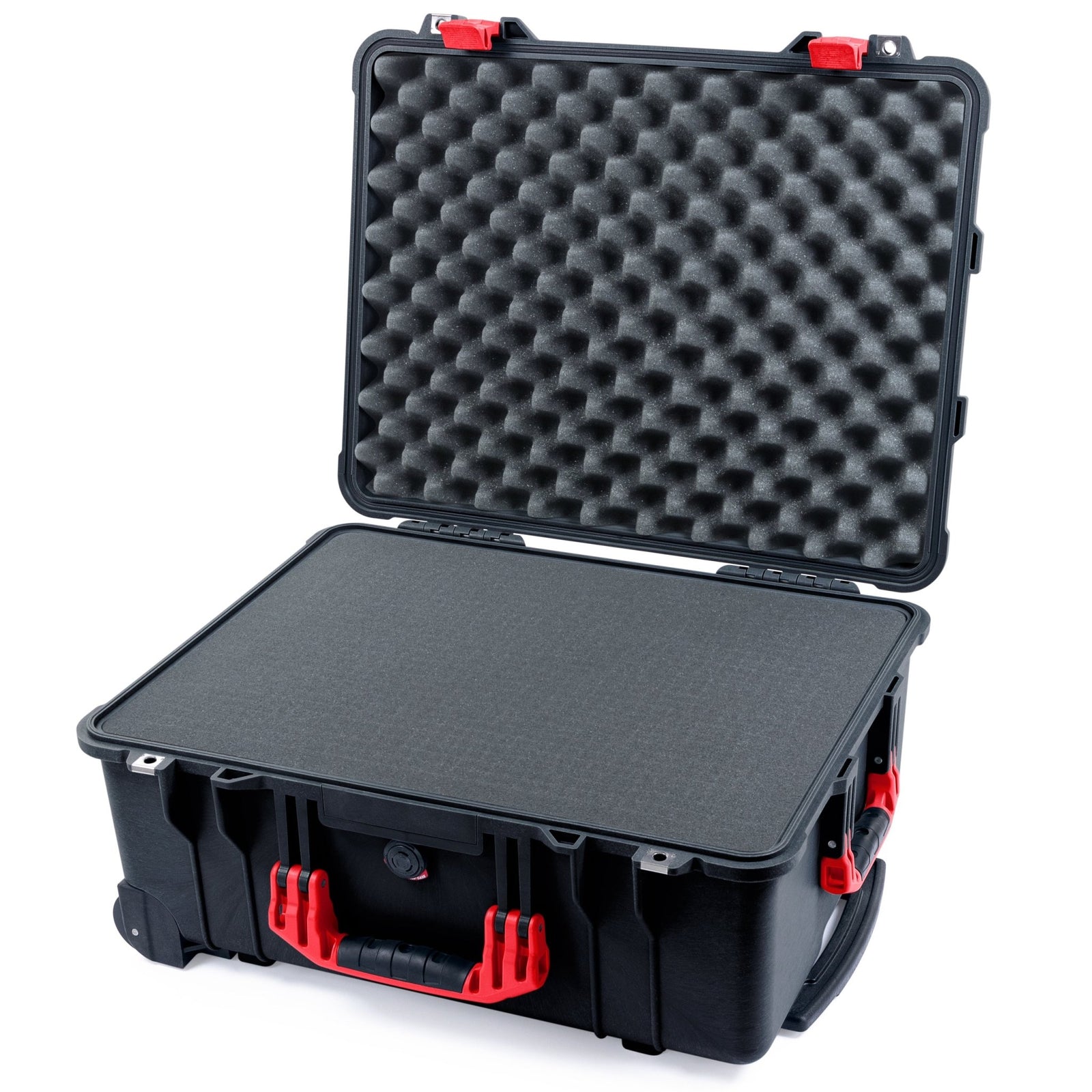 Pelican 1560 Case - Black & Red - Pick & Pluck Foam / Lid Foam