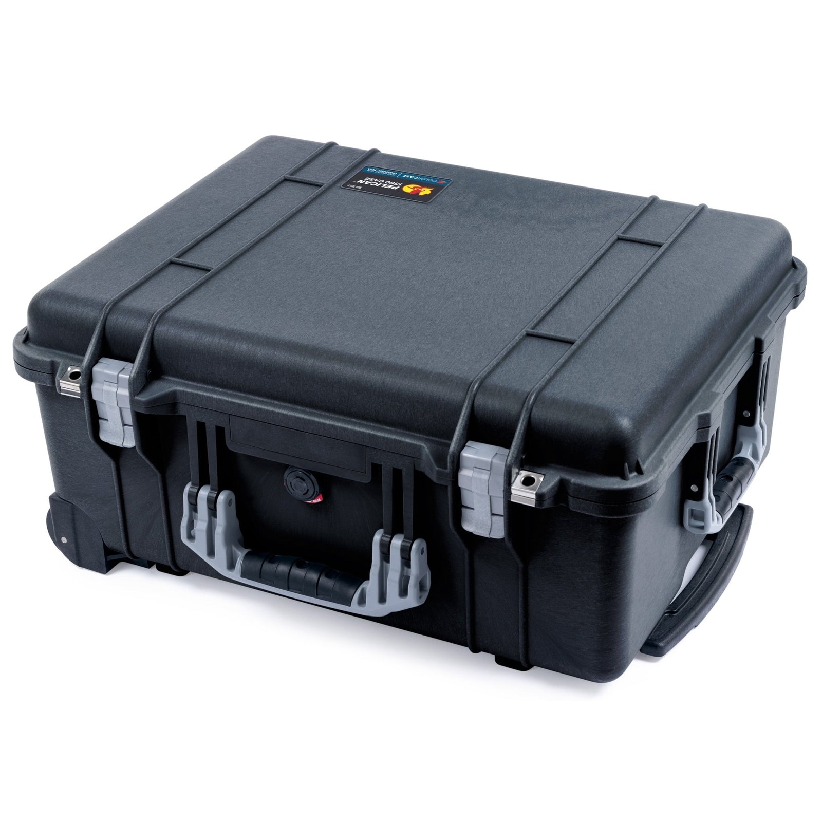 Pelican 1560 Case - Black & Silver - None (Case Only)