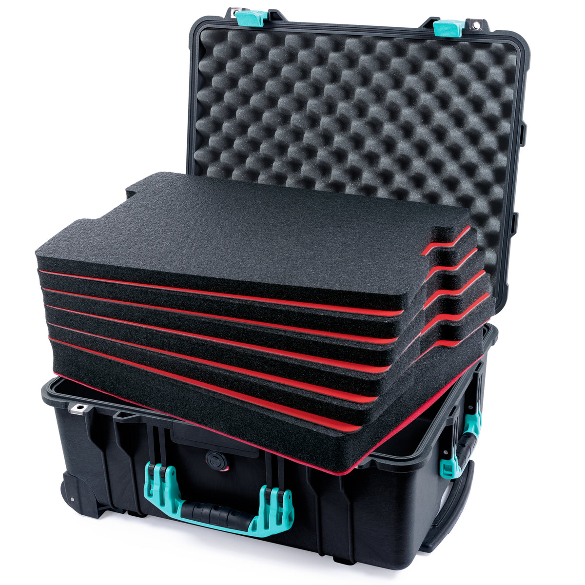 Pelican 1560 Case - Black & Teal