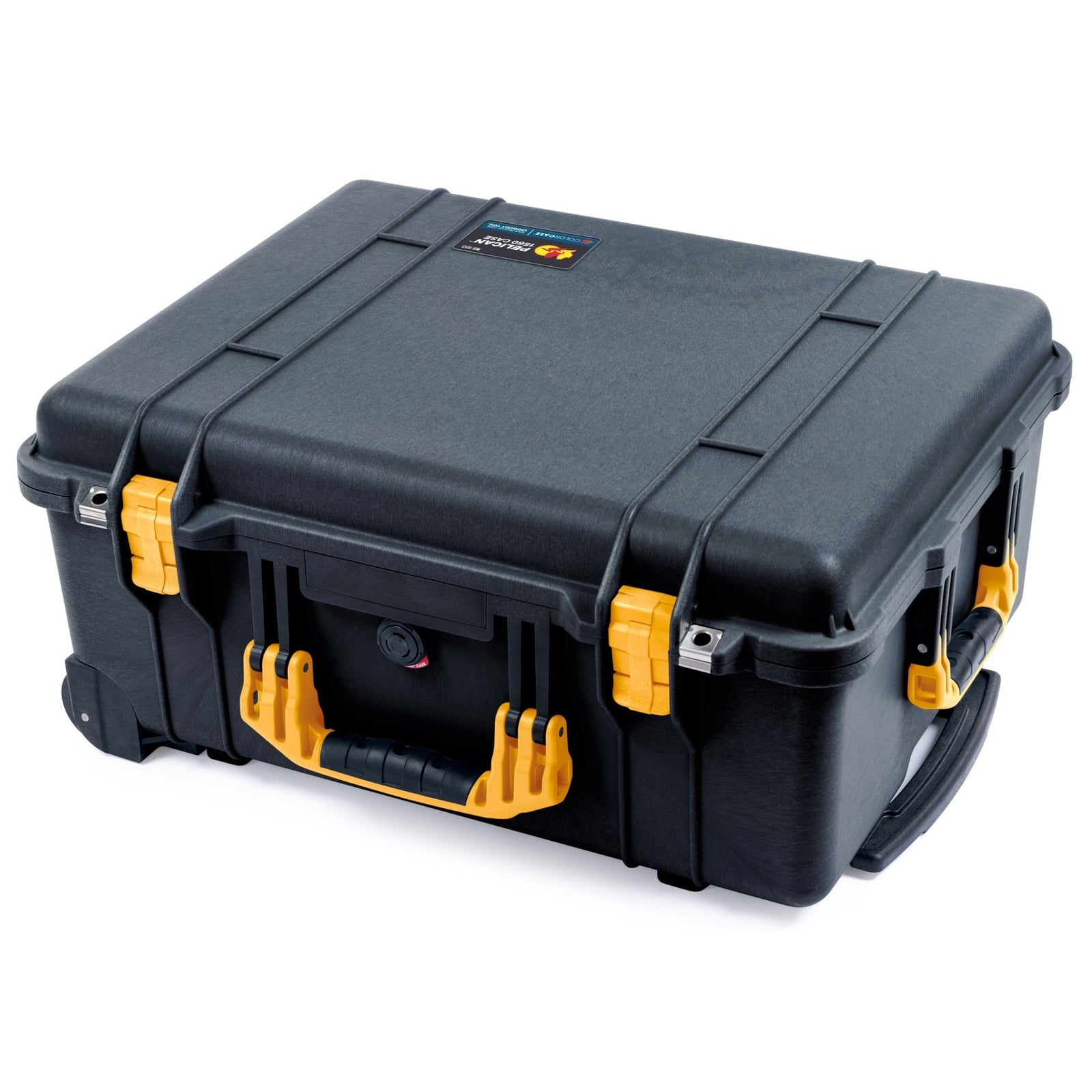 Pelican 1560 Case - Black & Yellow - None (Case Only)
