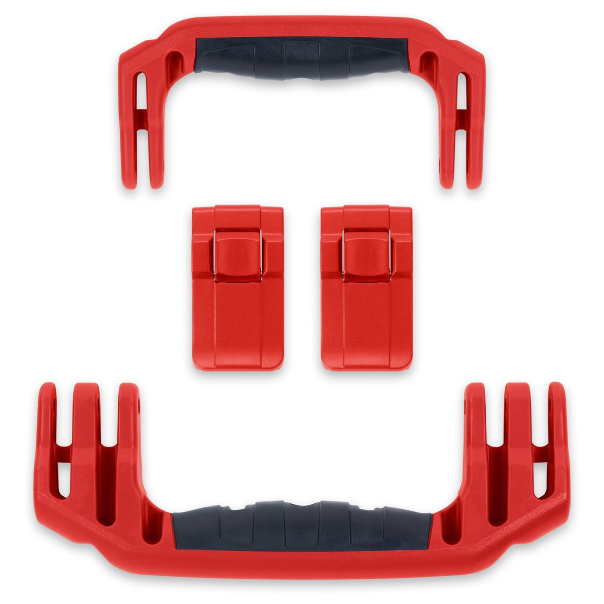 Pelican 1560 Handles &amp; Push-Button Latches Set - Red -