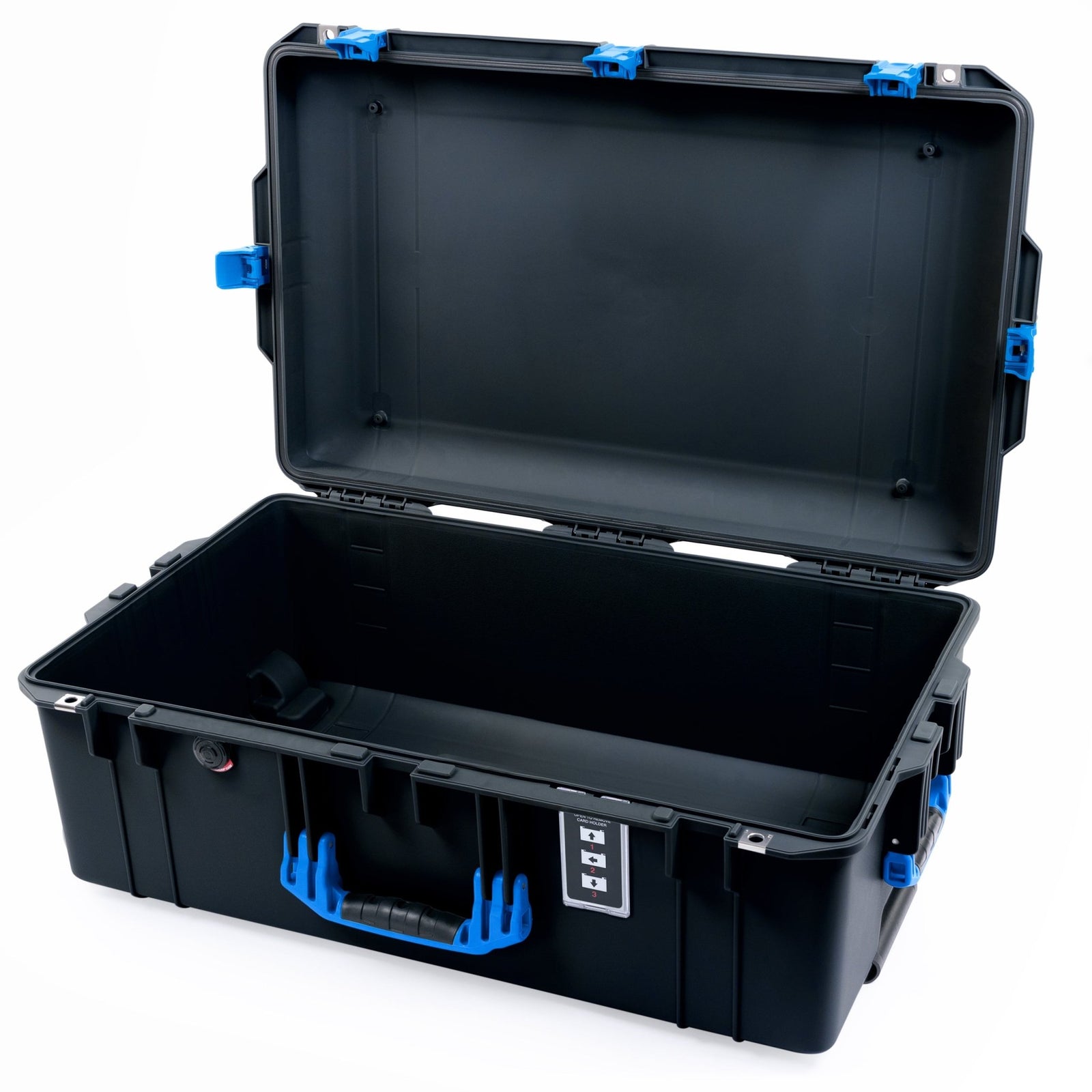 Pelican 1595 Air Case - Black & Blue Trolley - Empty
