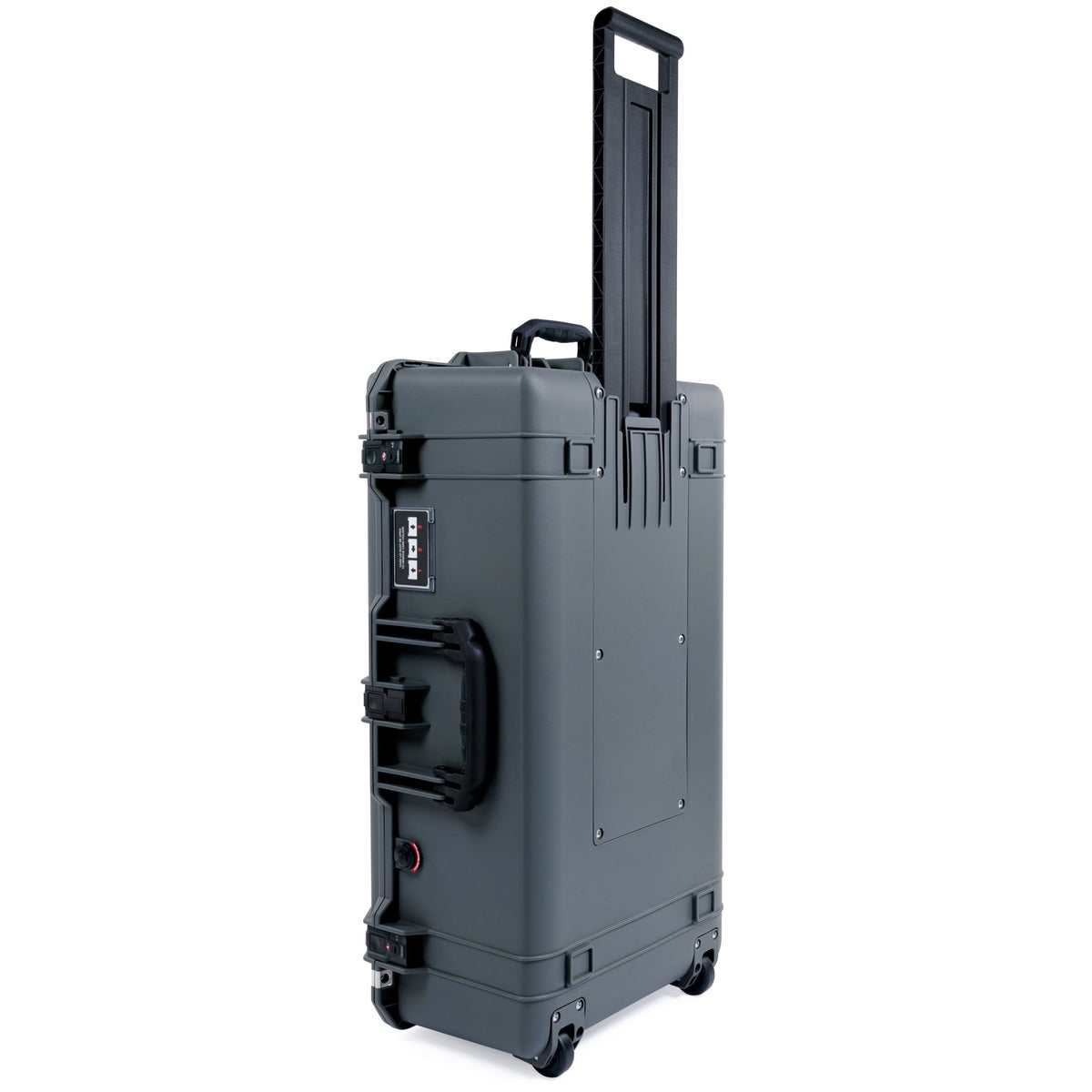 Pelican 1595 Air Charcoal Case with Black TSA Latches - Trolley View