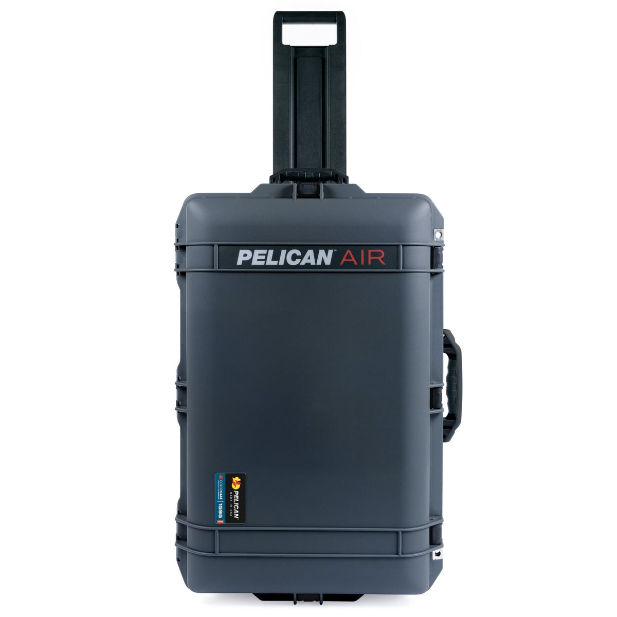 Pelican 1595 Air Case - Charcoal &amp; Black Trolley - Empty