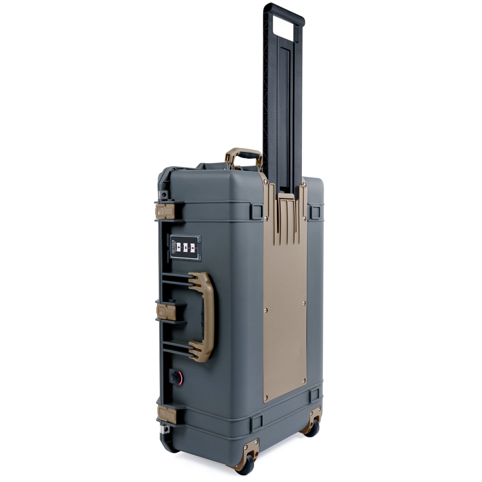 Pelican 1595 Air Case - Charcoal & Dark Desert Dirt Trolley - Empty