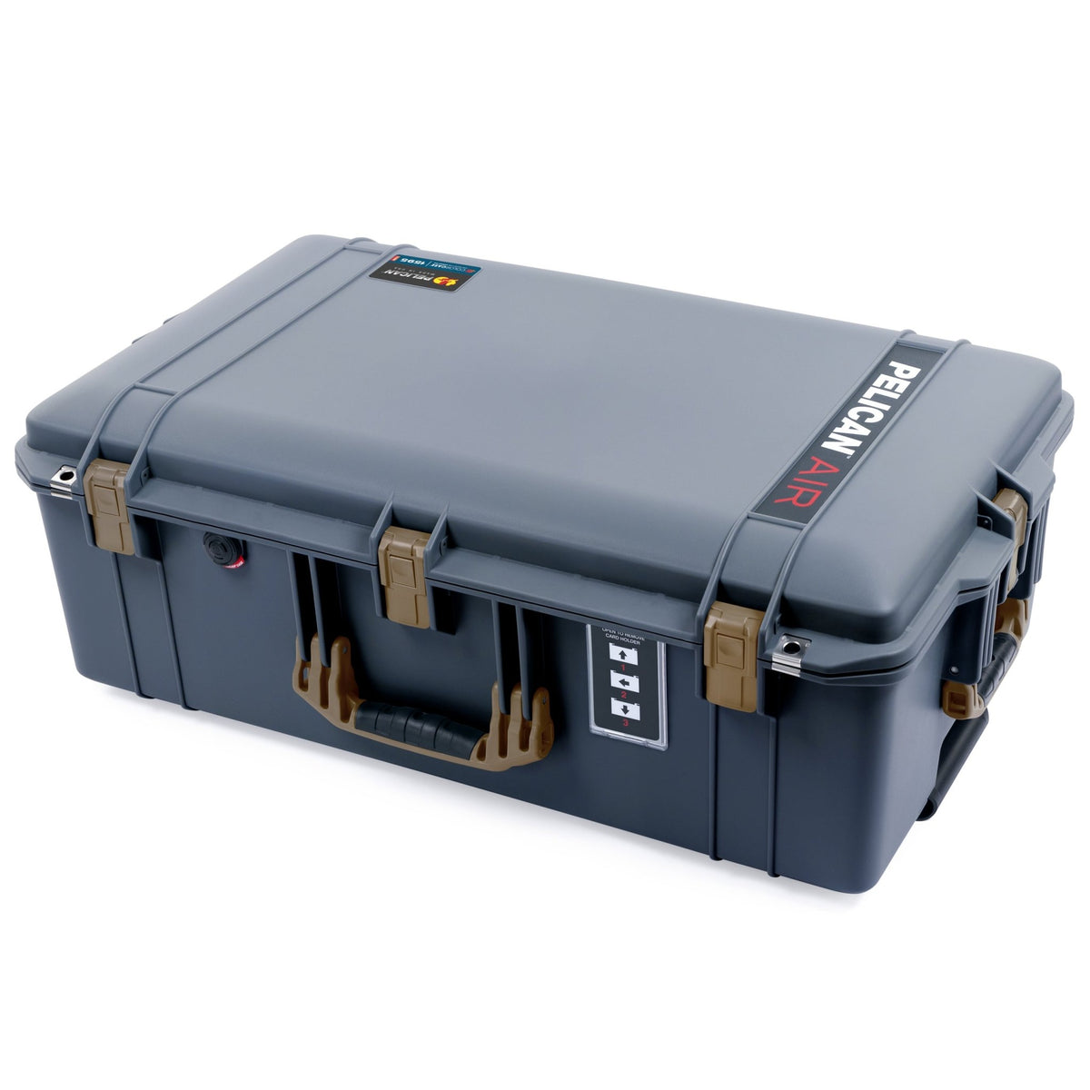 Pelican 1595 Air Case - Charcoal &amp; Dark Desert Dirt Trolley - Empty