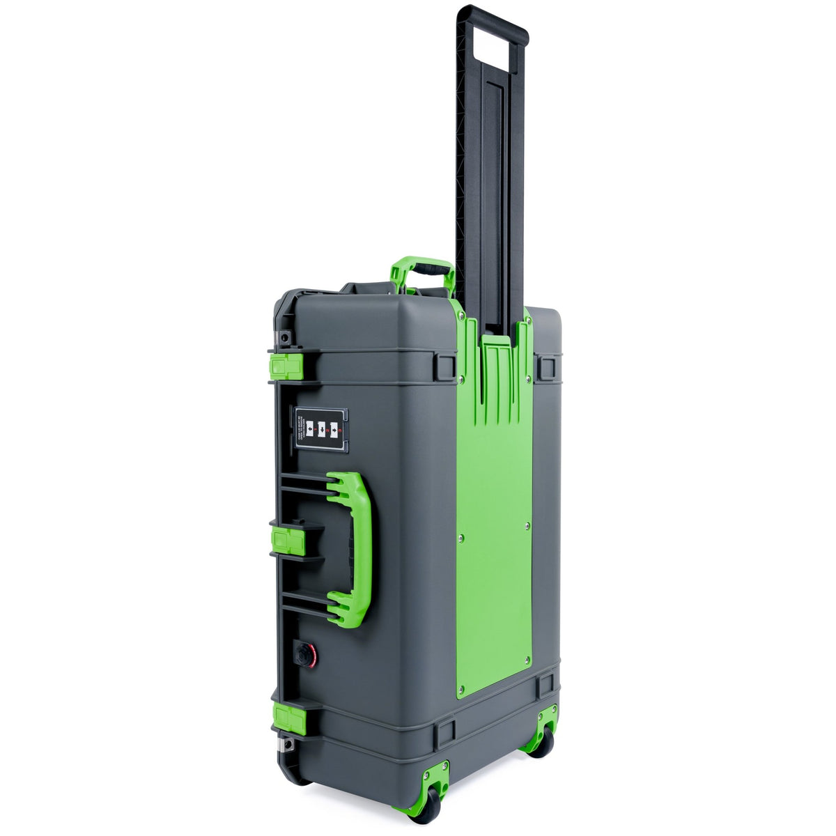 Pelican 1595 Air Case - Charcoal &amp; Lime Green Trolley - Empty