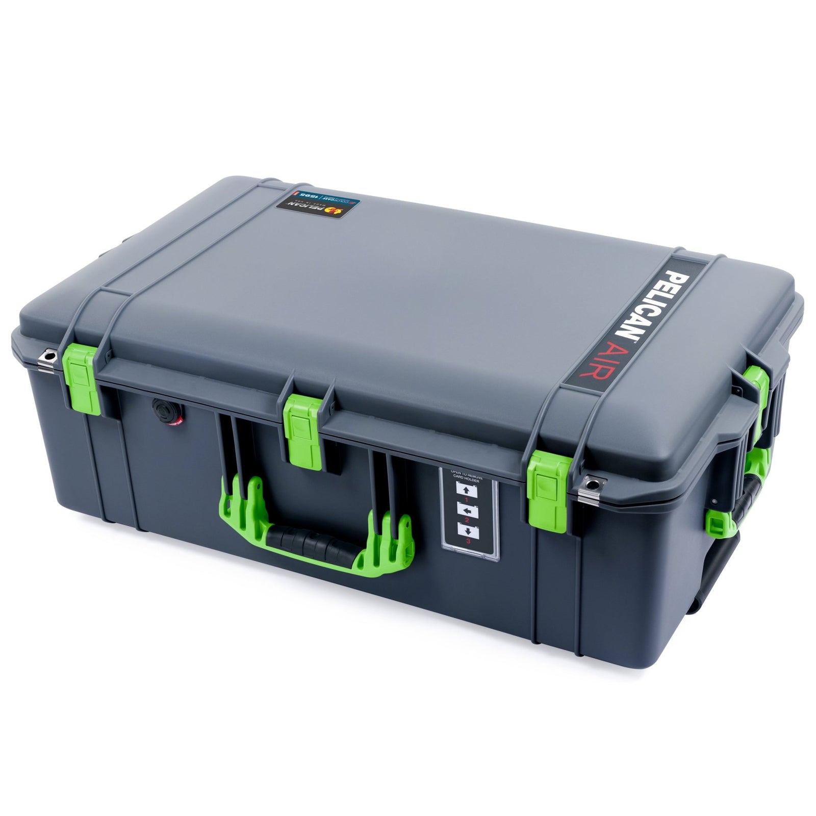 Pelican 1595 Air Case - Charcoal & Lime Green - Empty