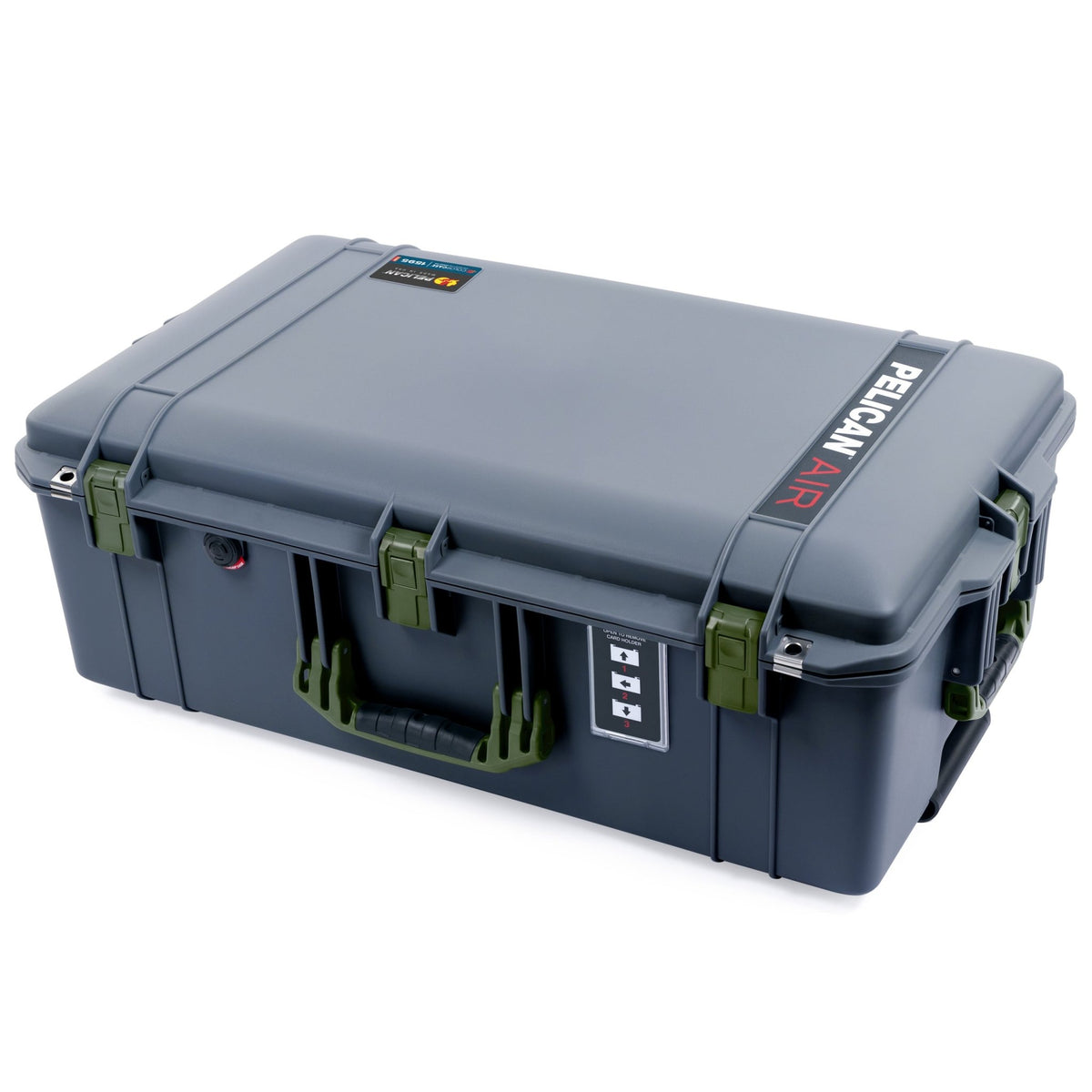 Pelican 1595 Air Charcoal Case with OD Green Handle &amp; Latches