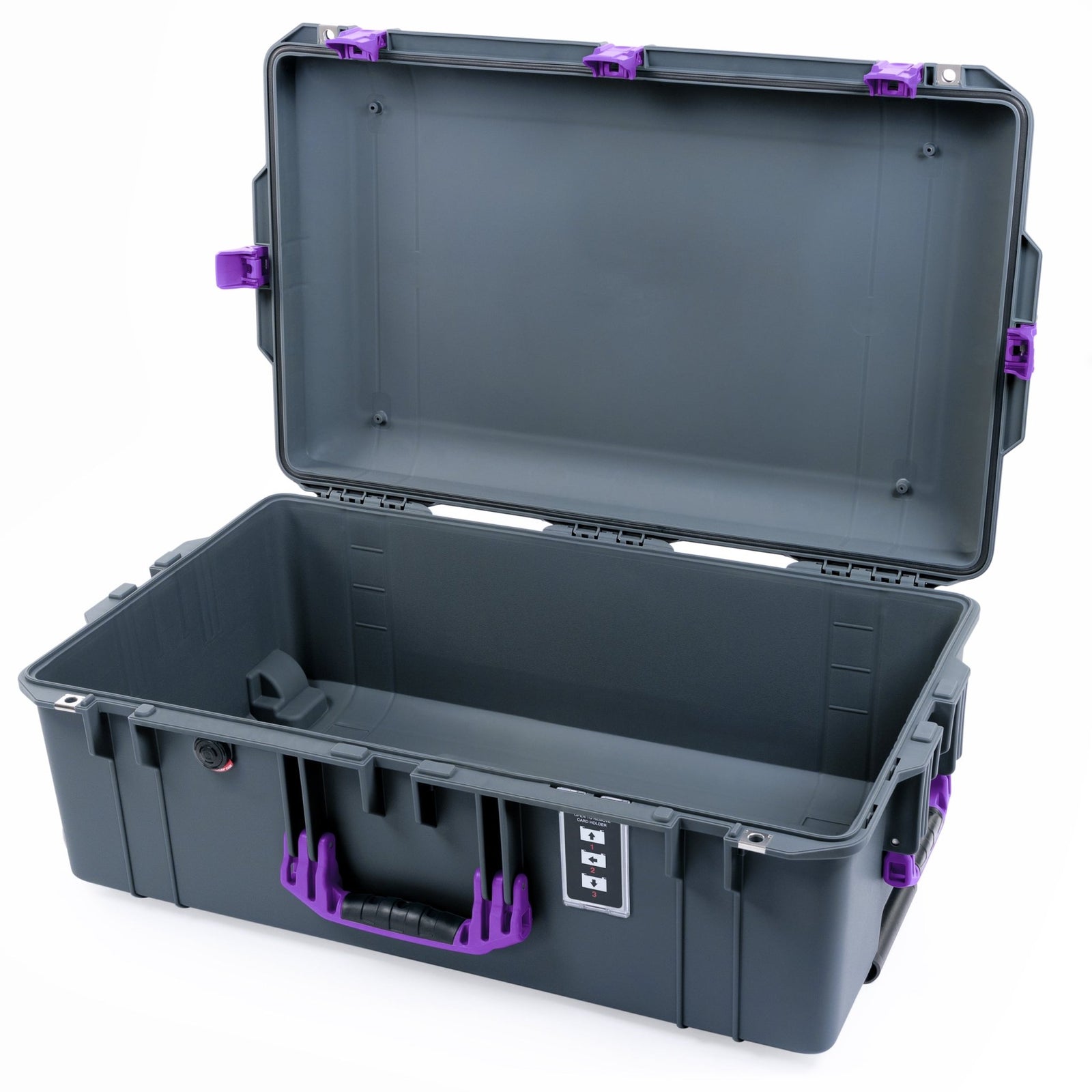 Pelican 1595 Air Case - Charcoal & Purple - Empty