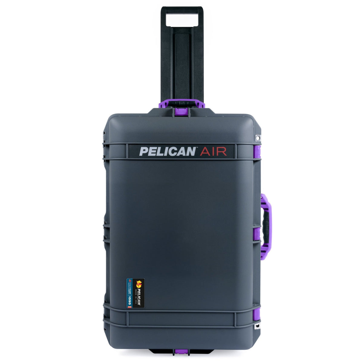 Pelican 1595 Air Case - Charcoal & Purple - Empty