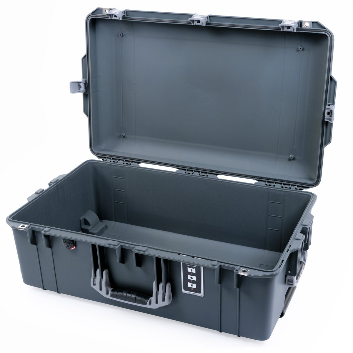 Pelican 1595 Air Case - Charcoal &amp; Silver Trolley - Empty