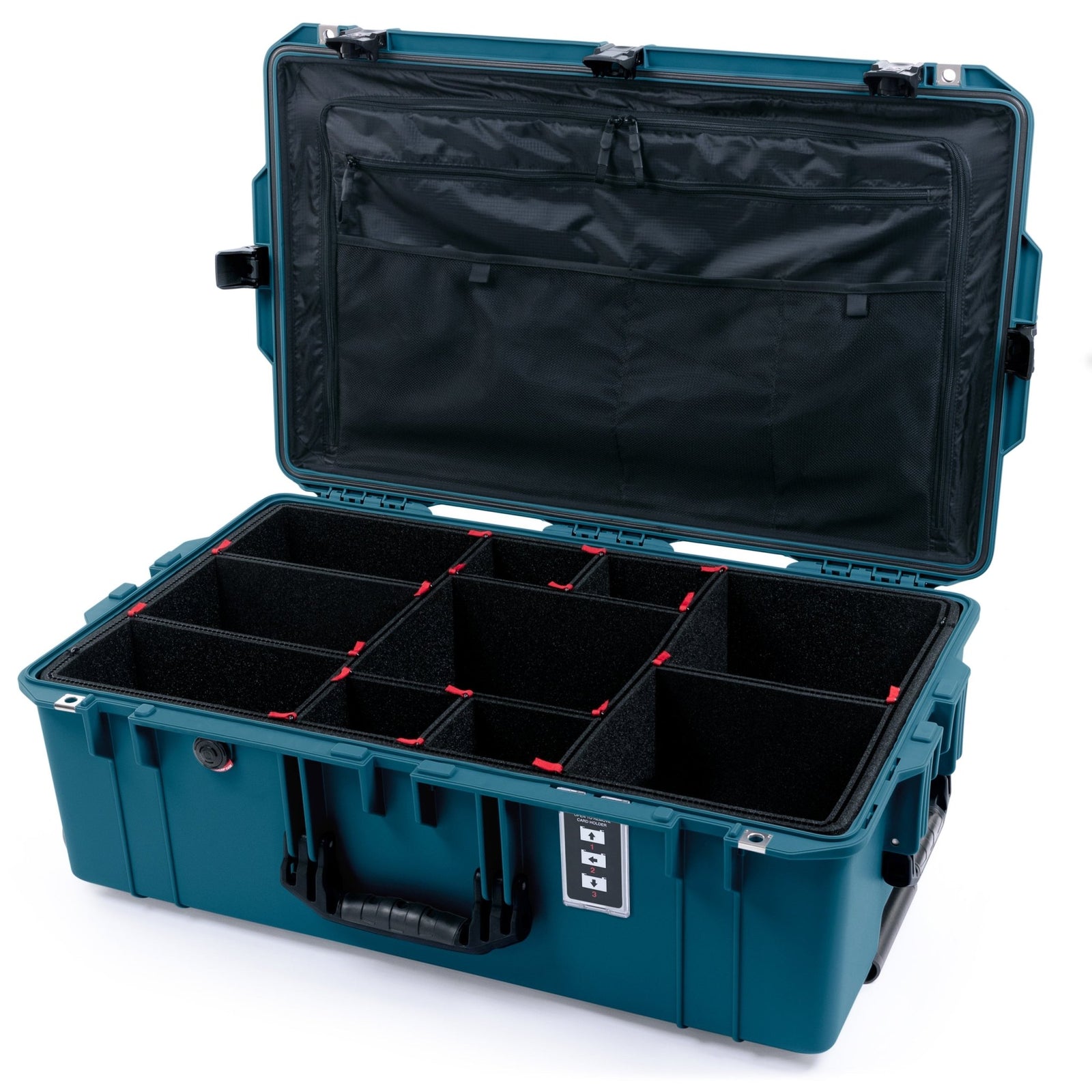 Pelican 1595 Air Case - Indigo & Black TSA Latches - TrekPak Divider System / TRVL Lid Organizer