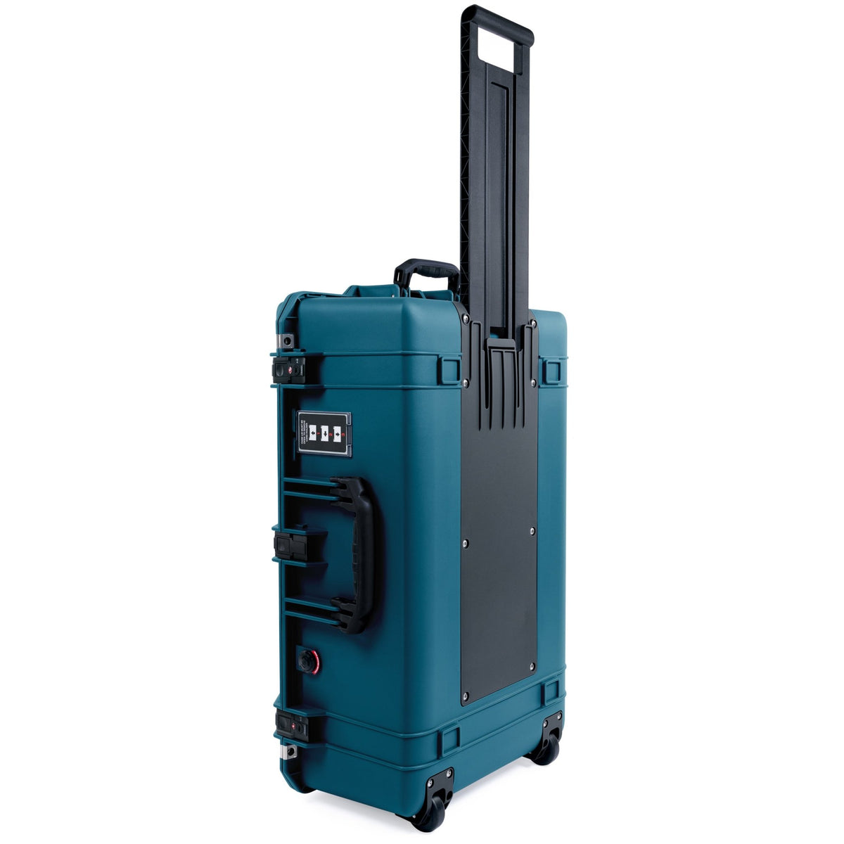 Pelican 1595 Air Case - Indigo &amp; Black TSA Latches + Trolley - Pick &amp; Pluck Foam / TRVL Lid Organizer