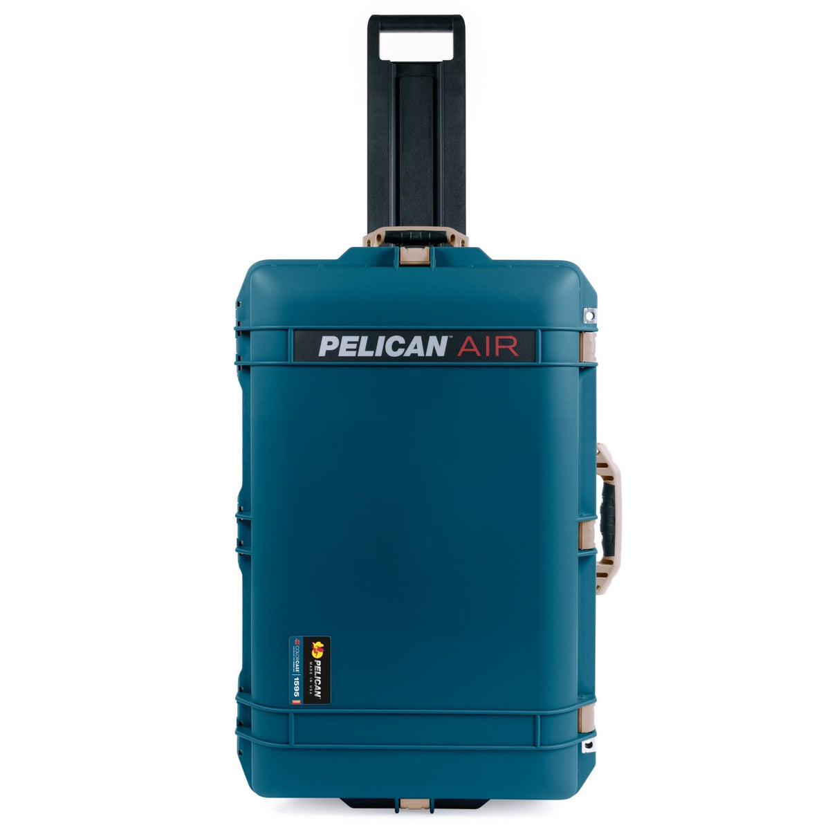 Pelican 1595 Air Case - Indigo &amp; Desert Tan - Pick &amp; Pluck Foam / TRVL Lid Organizer