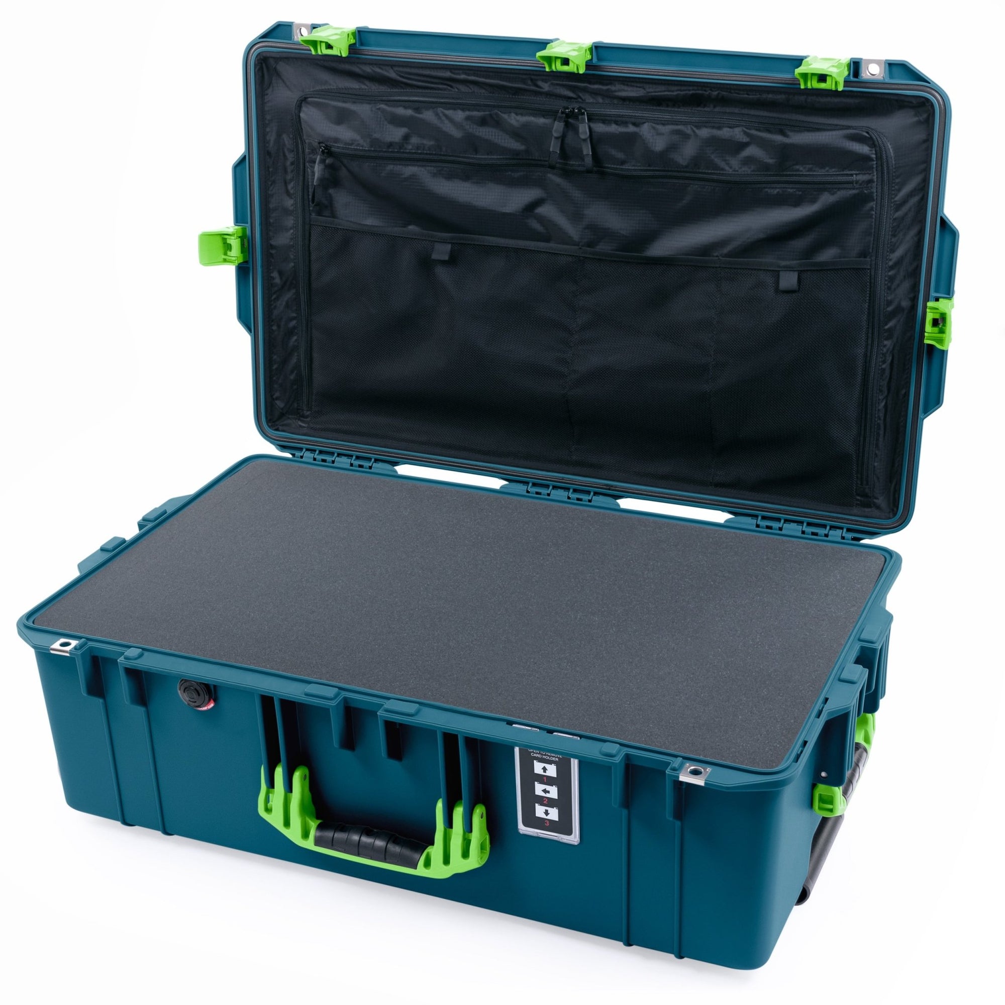 Charcoal & Lime Green Pelican 1595 Air Case - ColorCase