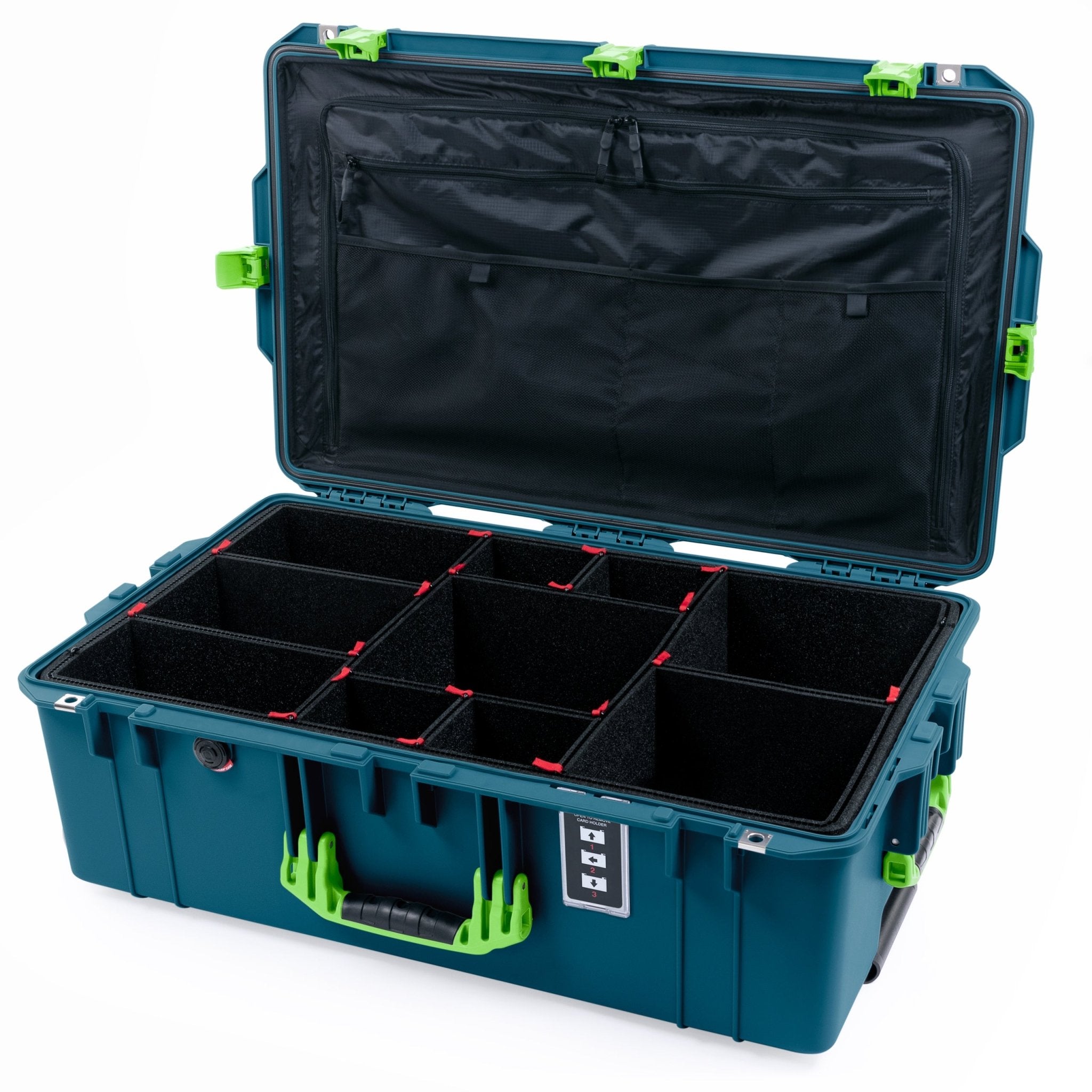 Charcoal & Lime Green Pelican 1595 Air Case - ColorCase