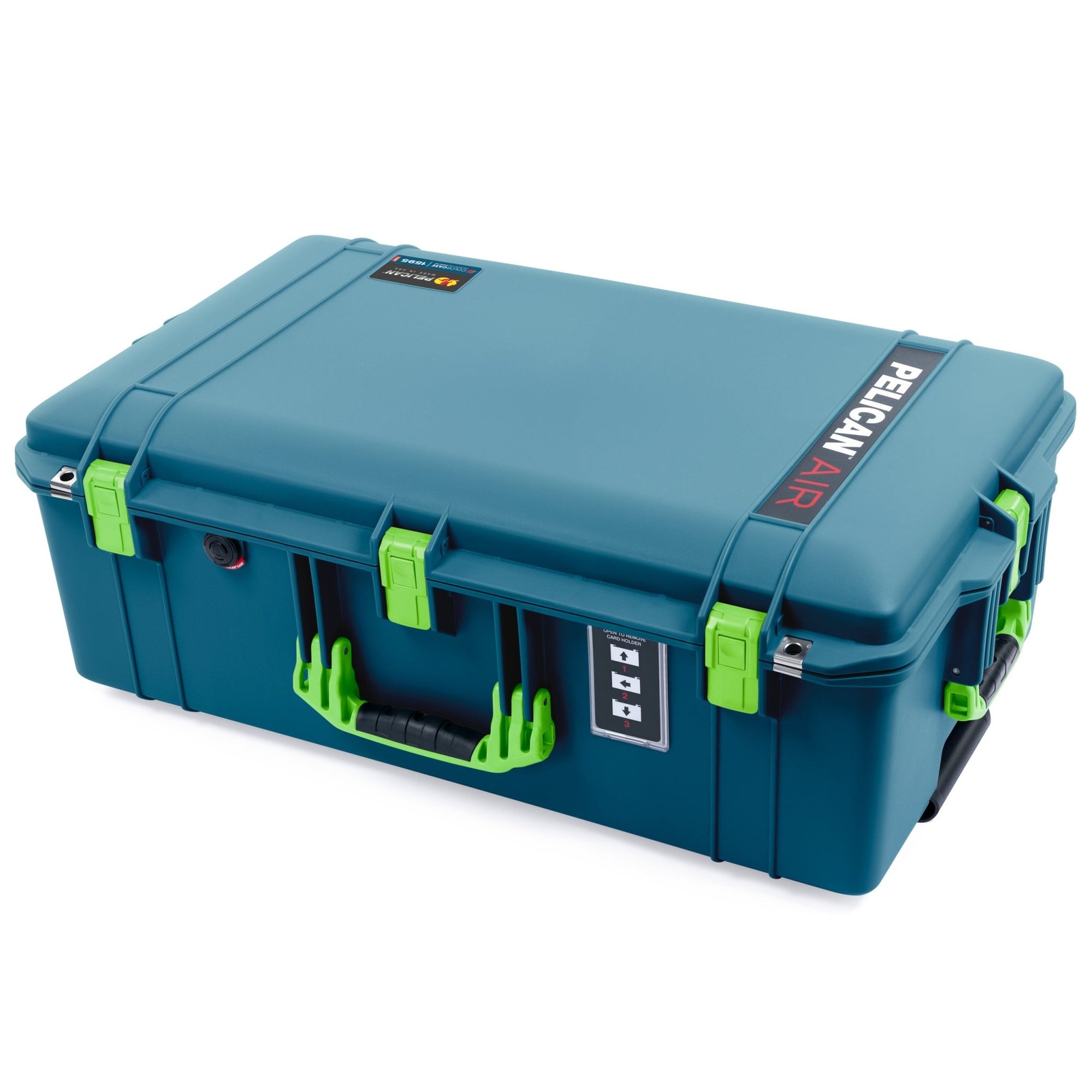 Charcoal & Lime Green Pelican 1595 Air Case - ColorCase