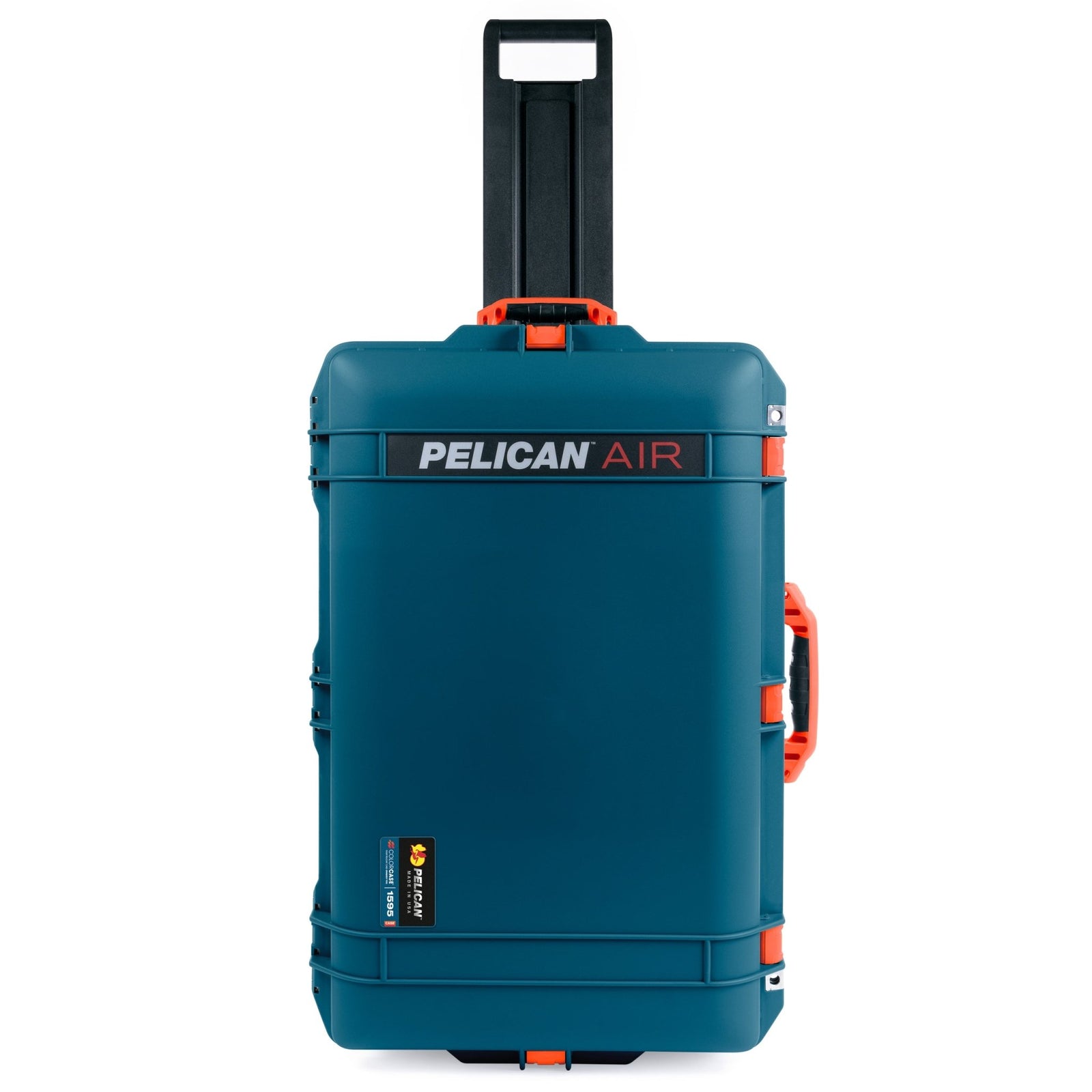 Pelican 1595 Air Case - Indigo & Orange Trolley - Pick & Pluck Foam / TRVL Lid Organizer