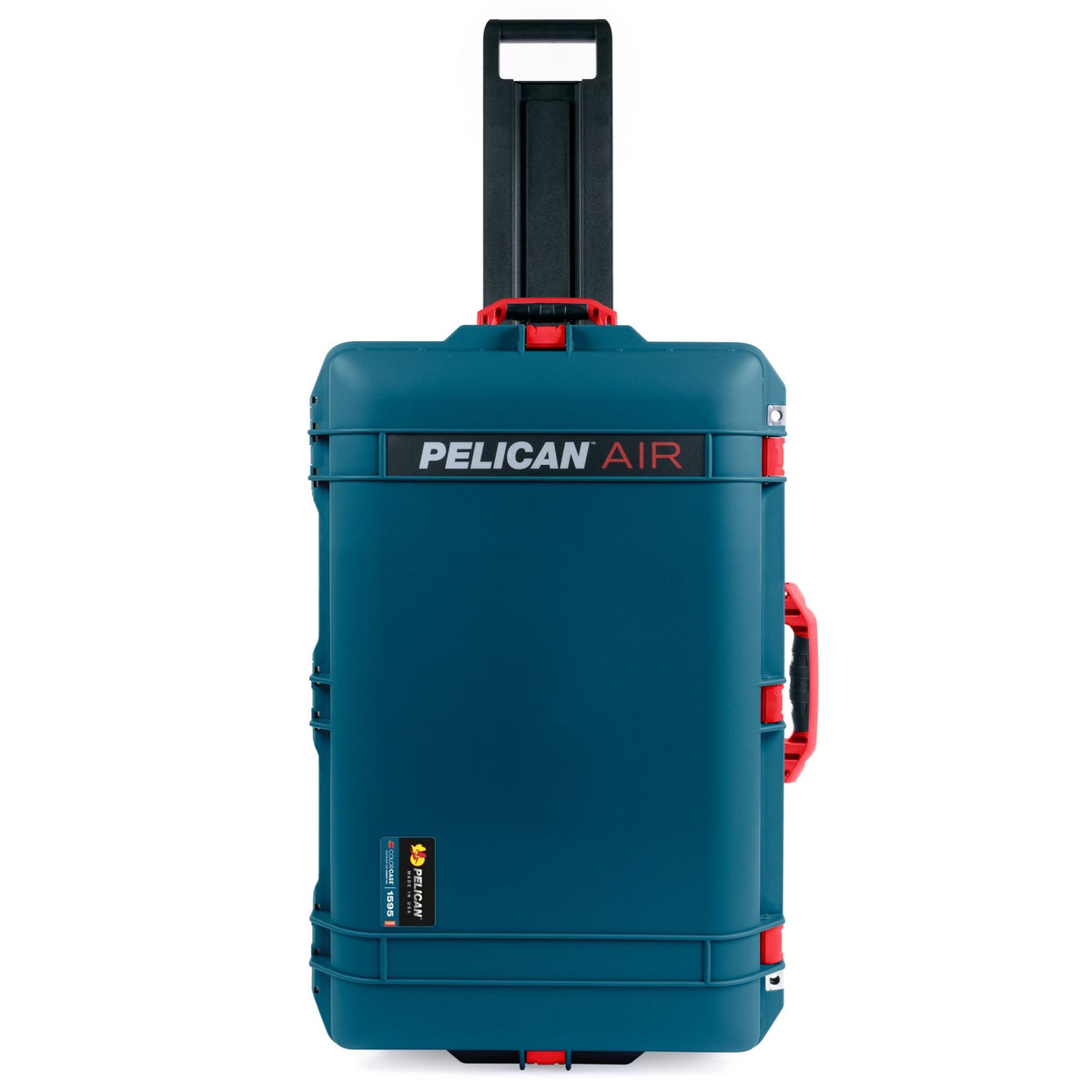 Pelican 1595 Air Case - Indigo &amp; Red - Pick &amp; Pluck Foam / TRVL Lid Organizer