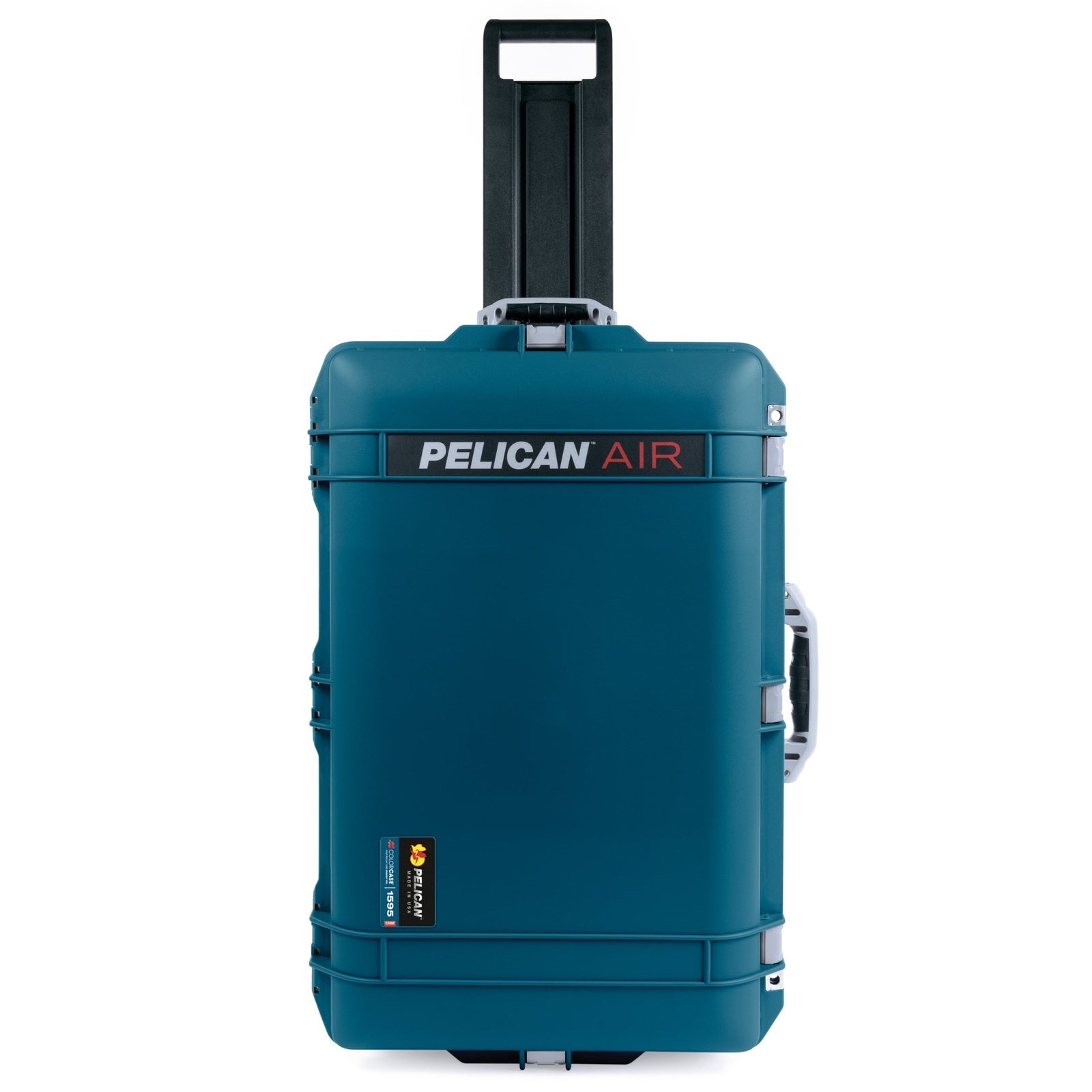 Pelican 1595 Air Case - Indigo & Silver Trolley - Pick & Pluck Foam / TRVL Lid Organizer