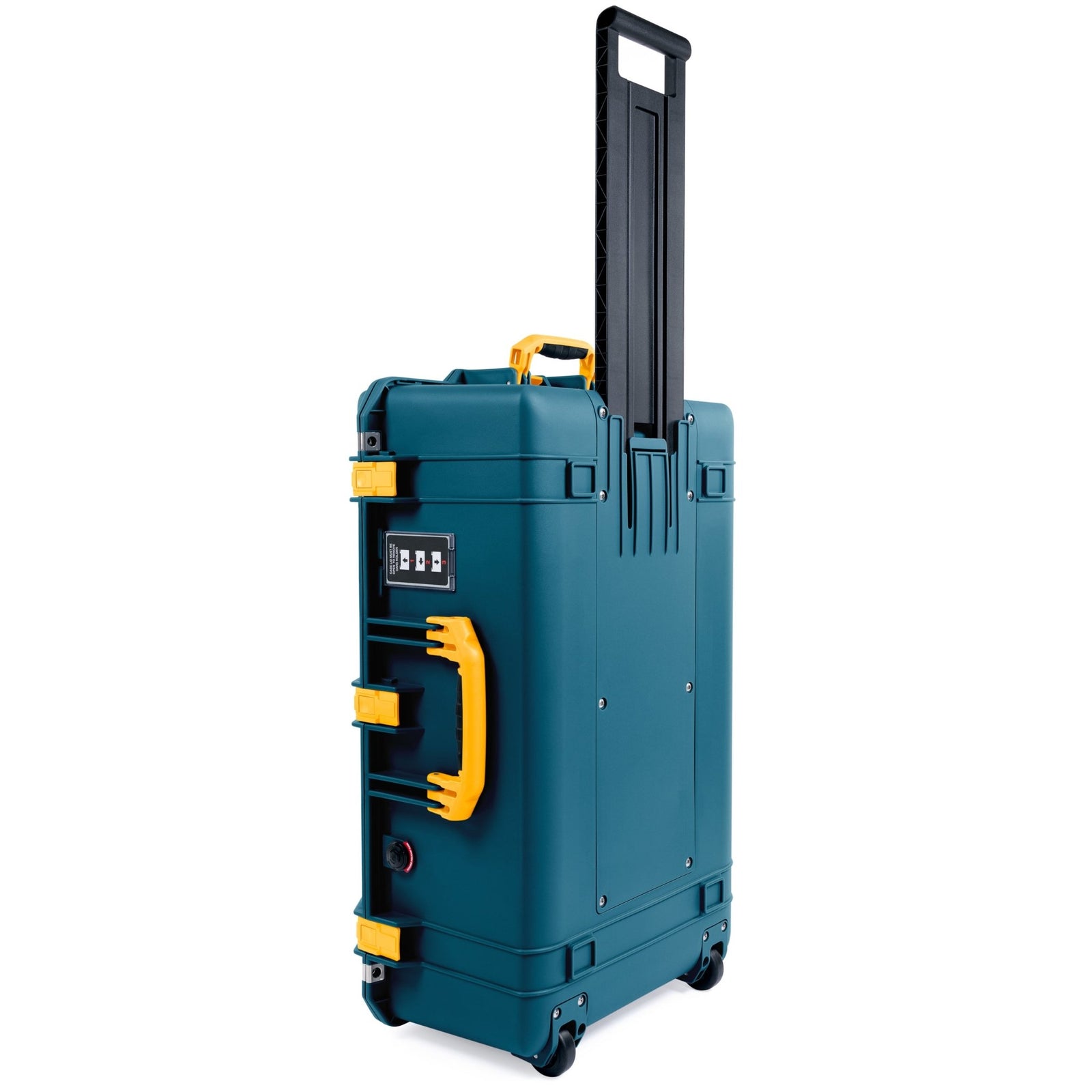 Pelican 1595 Air Case - Indigo & Yellow - Pick & Pluck Foam / TRVL Lid Organizer