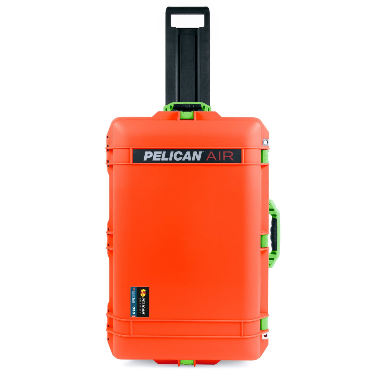Pelican 1595 Air Case - Orange &amp; Lime Green - Empty