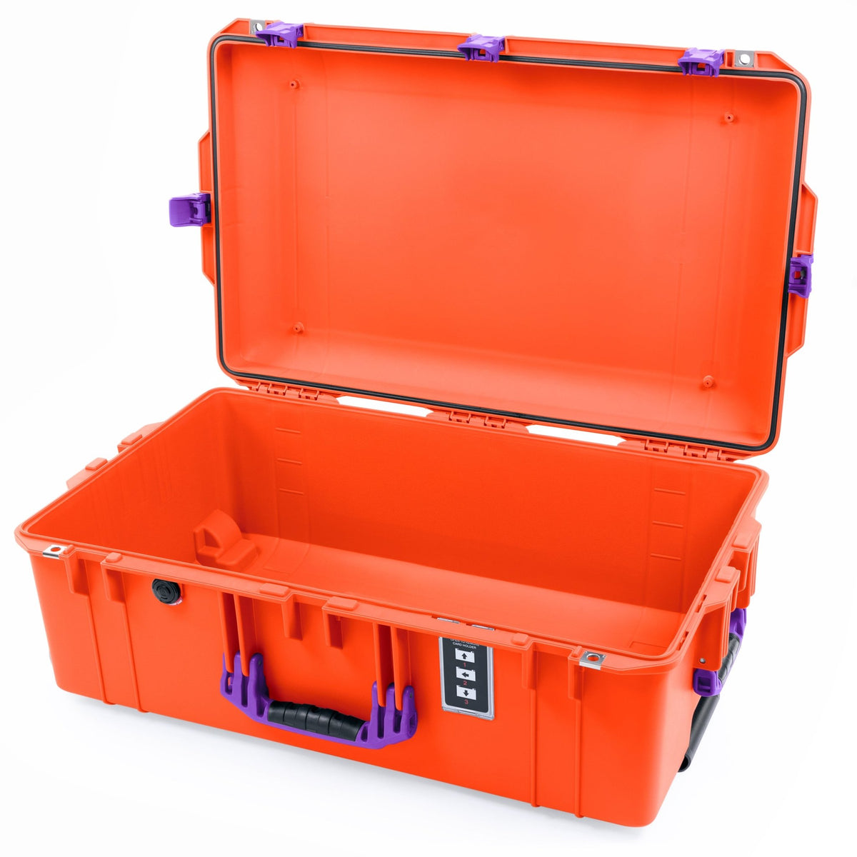 Pelican 1595 Air Case - Orange & Purple - Empty