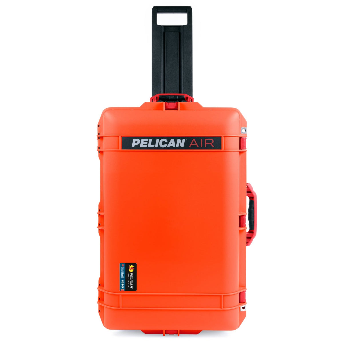 Pelican 1595 Air Case - Orange & Red Trolley - Empty
