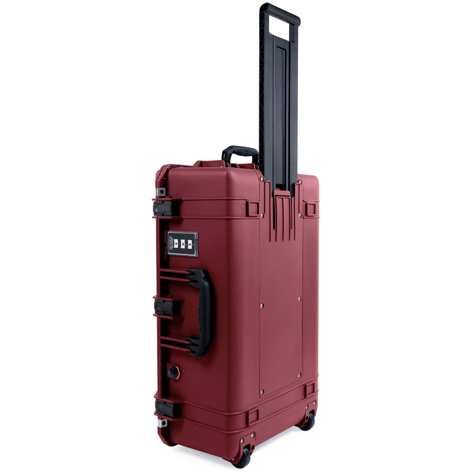 Pelican 1595 Air Case - Oxblood & Black - Pick & Pluck Foam / TRVL Lid Organizer