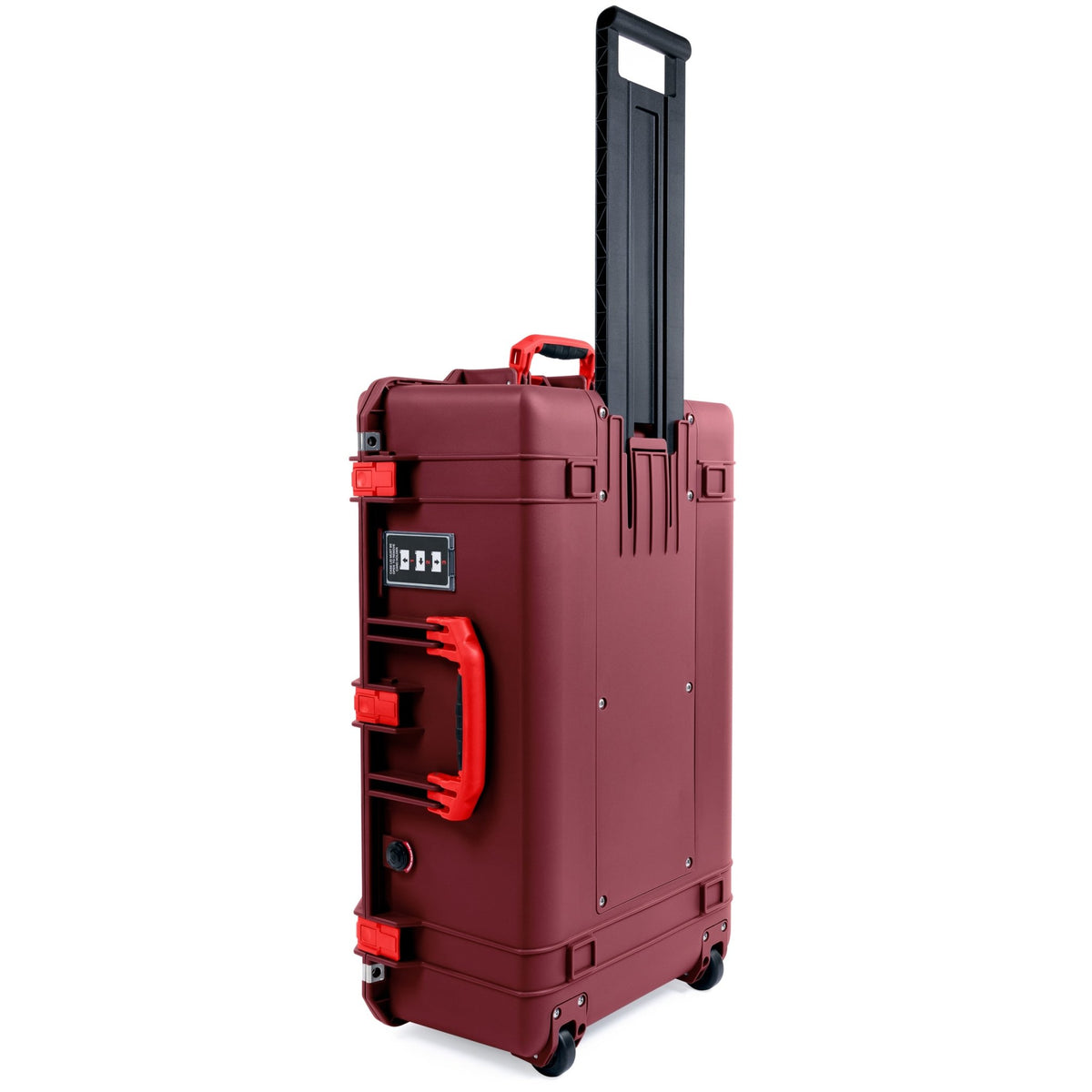 Pelican 1595 Air Case - Oxblood &amp; Red - Pick &amp; Pluck Foam / TRVL Lid Organizer