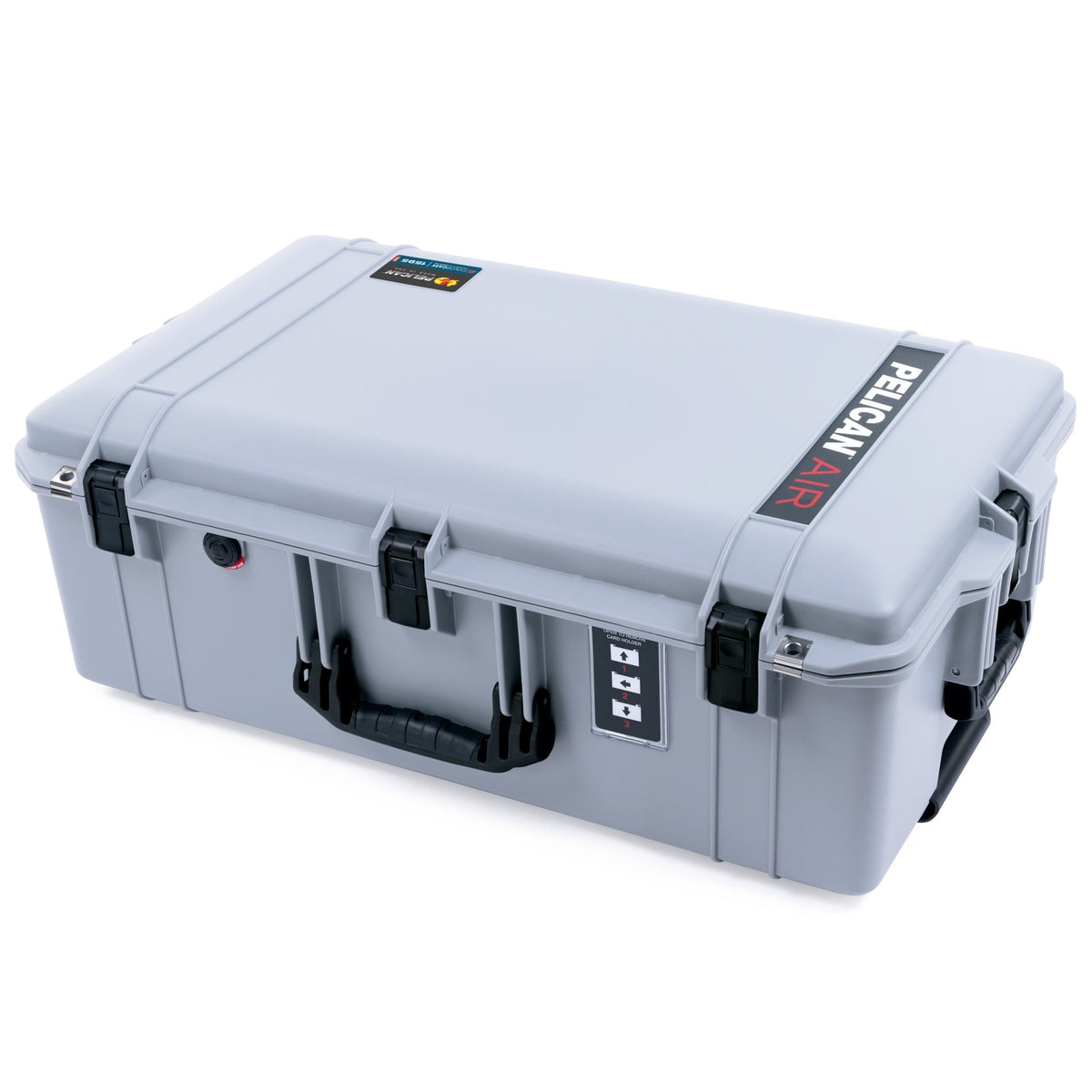 Pelican 1595 Air Case - Silver &amp; Black Trolley - Empty