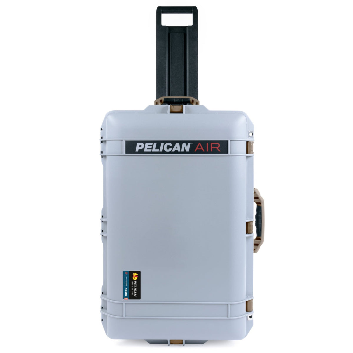 Pelican 1595 Air Case - Silver & Dark Desert Dirt - Empty